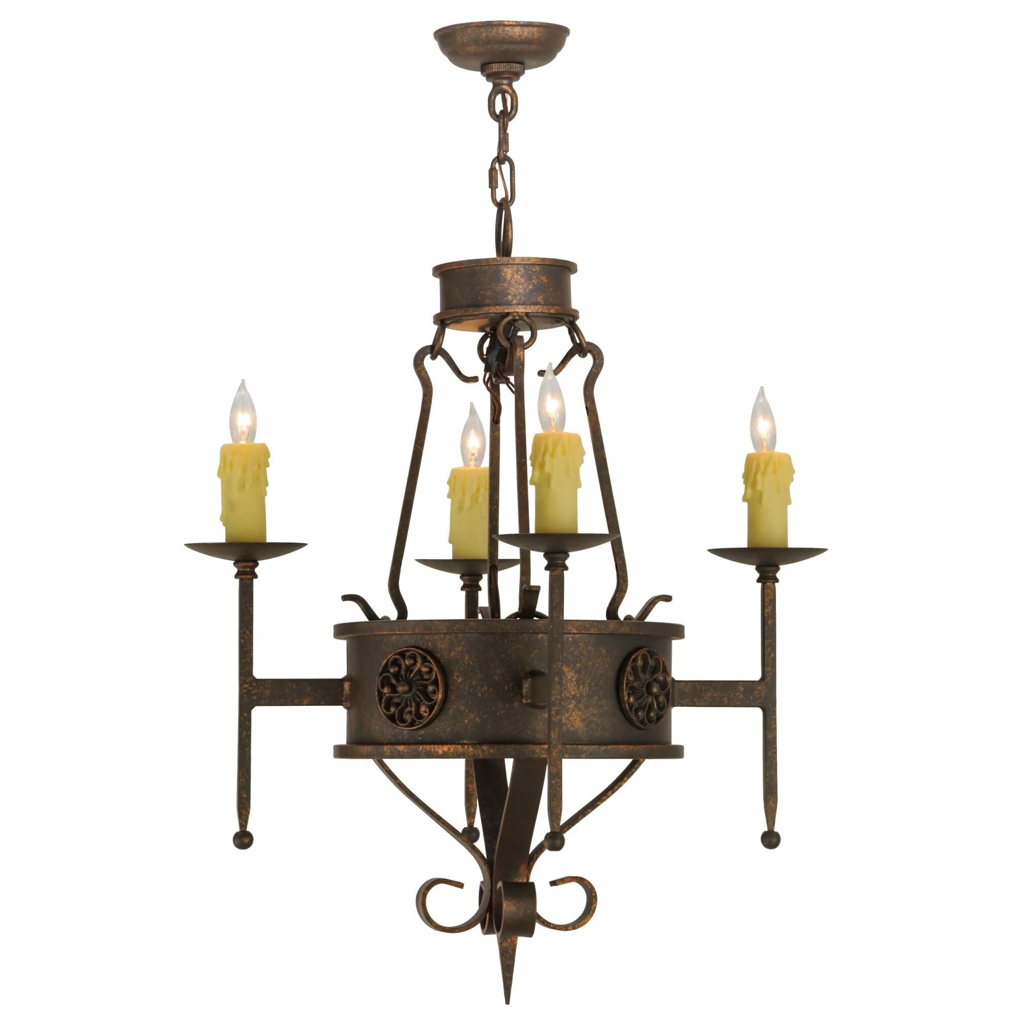 Meyda Lighting 24 Inch 4 Light Chandelier Cp248144 - Image 1