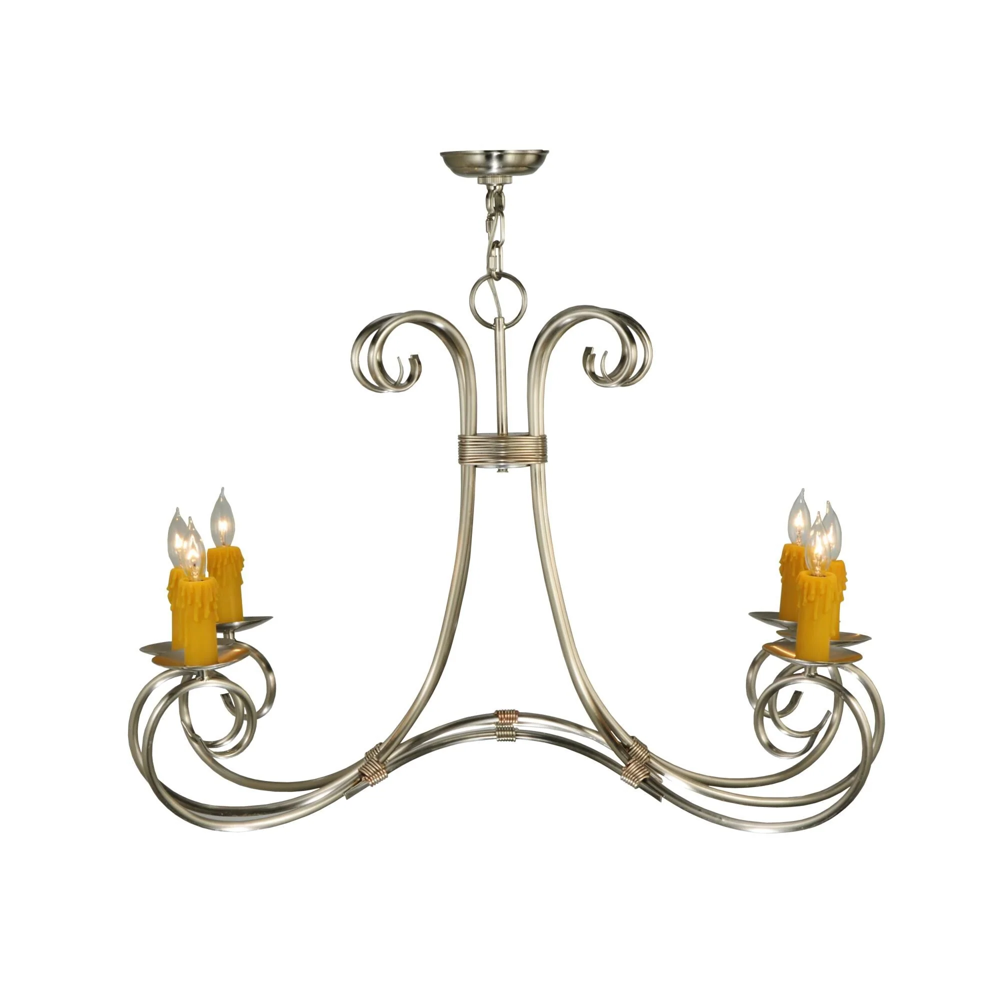 Meyda Lighting Elon 34 Inch 6 Light Chandelier Cp18197 - Image 1