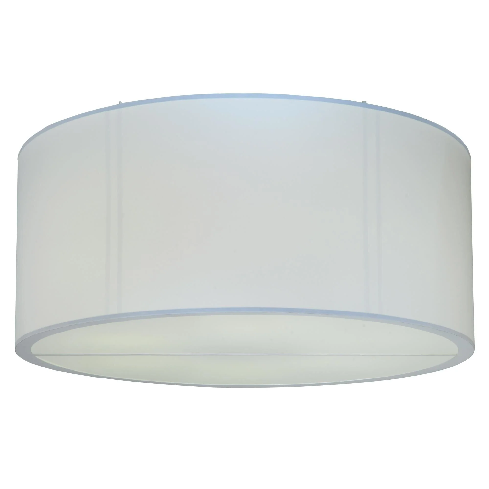Meyda Lighting Cilindro White 60 Inch 6 Light Flush Mount Cp18226 - Image 1