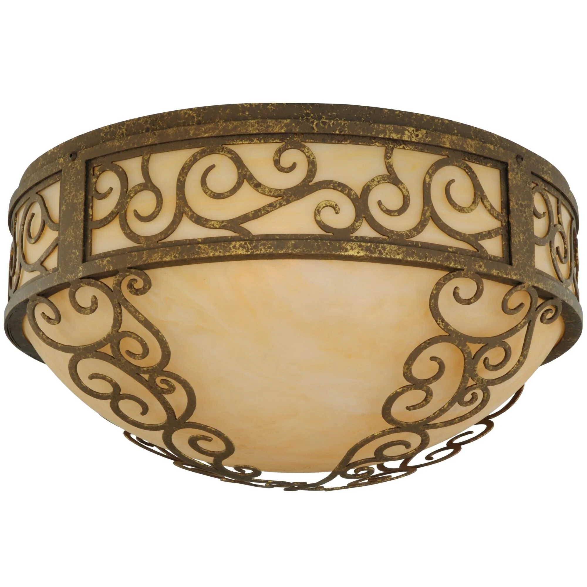 Meyda Lighting Lilliana 21 Inch 3 Light Flush Mount Cp18265 - Image 1