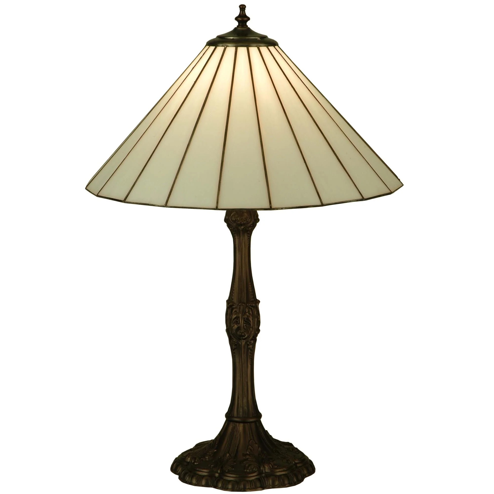 Meyda Lighting Duncan White 26 Inch Table Lamp Cp187003 - Image 1