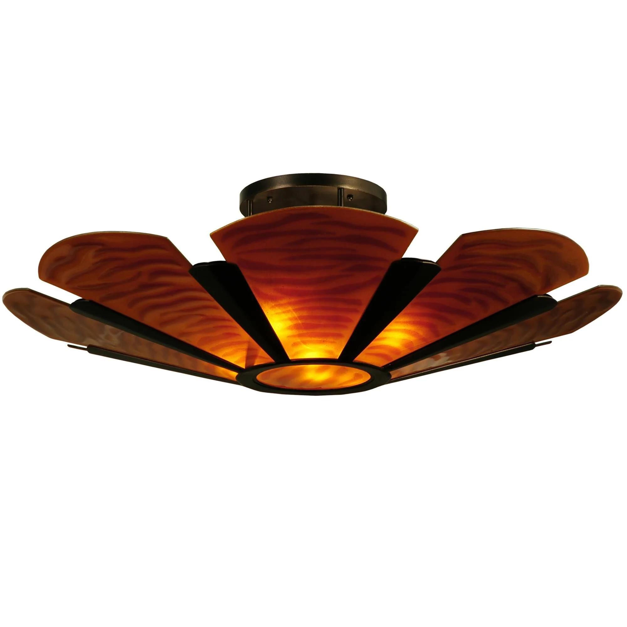 Meyda Lighting Elite 48 Inch 4 Light Semi Flush Mount Cp18363 - Image 1