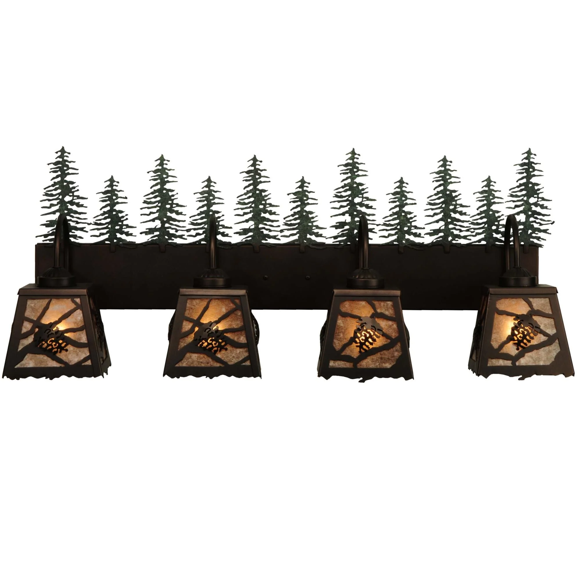 Meyda Lighting Spruce Pine 35 Inch 4 Light Bath Vanity Light Cp18543 - Image 1