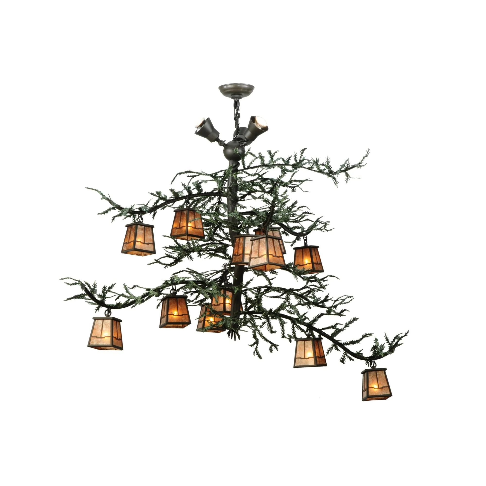 Meyda Lighting Pine Branch Valley View 48 Inch 12 Light Chandelier Cp18624 - Image 1