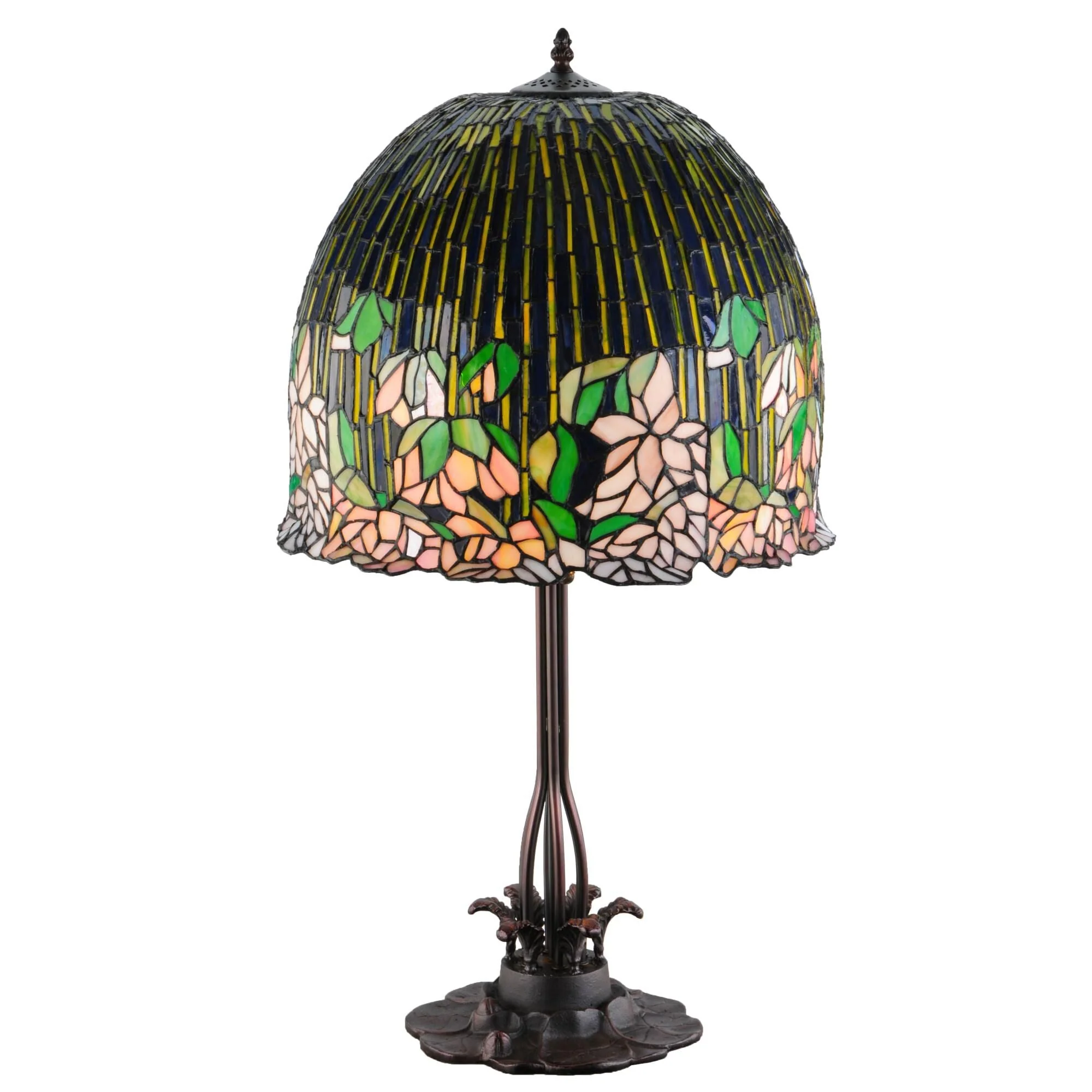 Meyda Lighting Tiffany Flowering Lotus 32 Inch Table Lamp Cp187032 - Image 1
