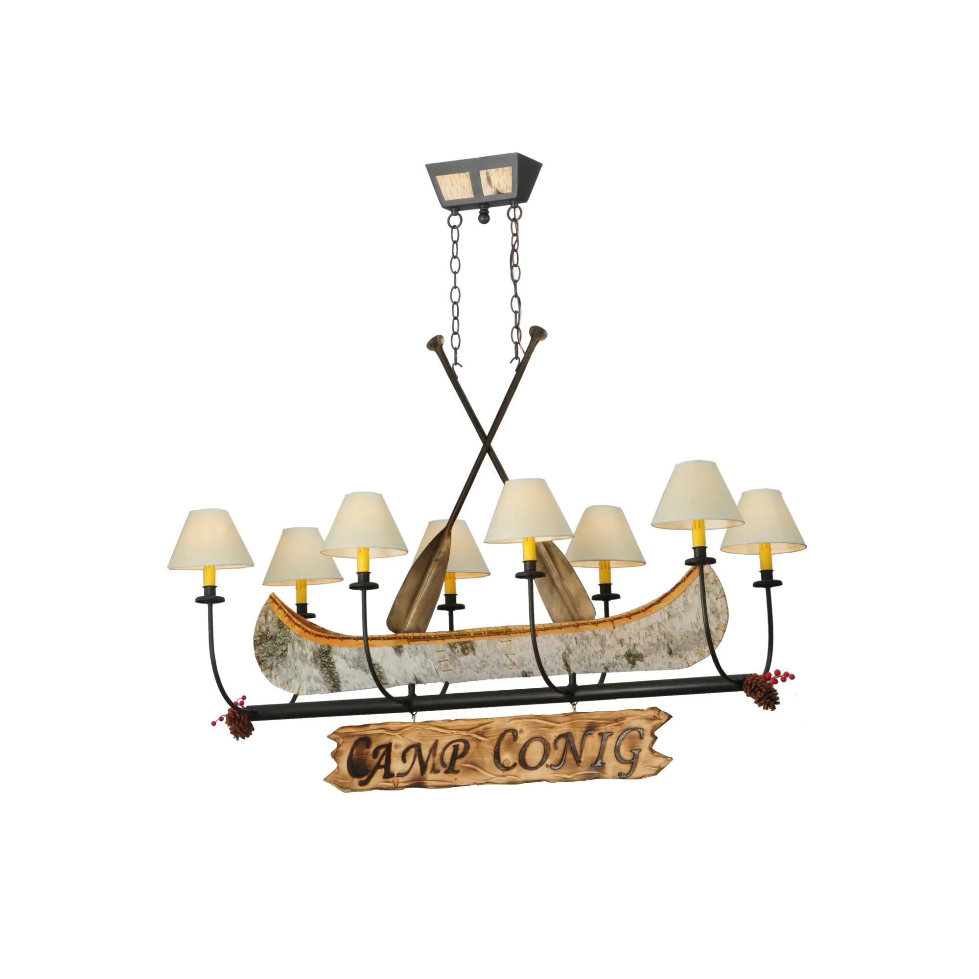 Meyda Lighting Personalized Canoe 50 Inch 8 Light Chandelier Cp18960 - Image 1