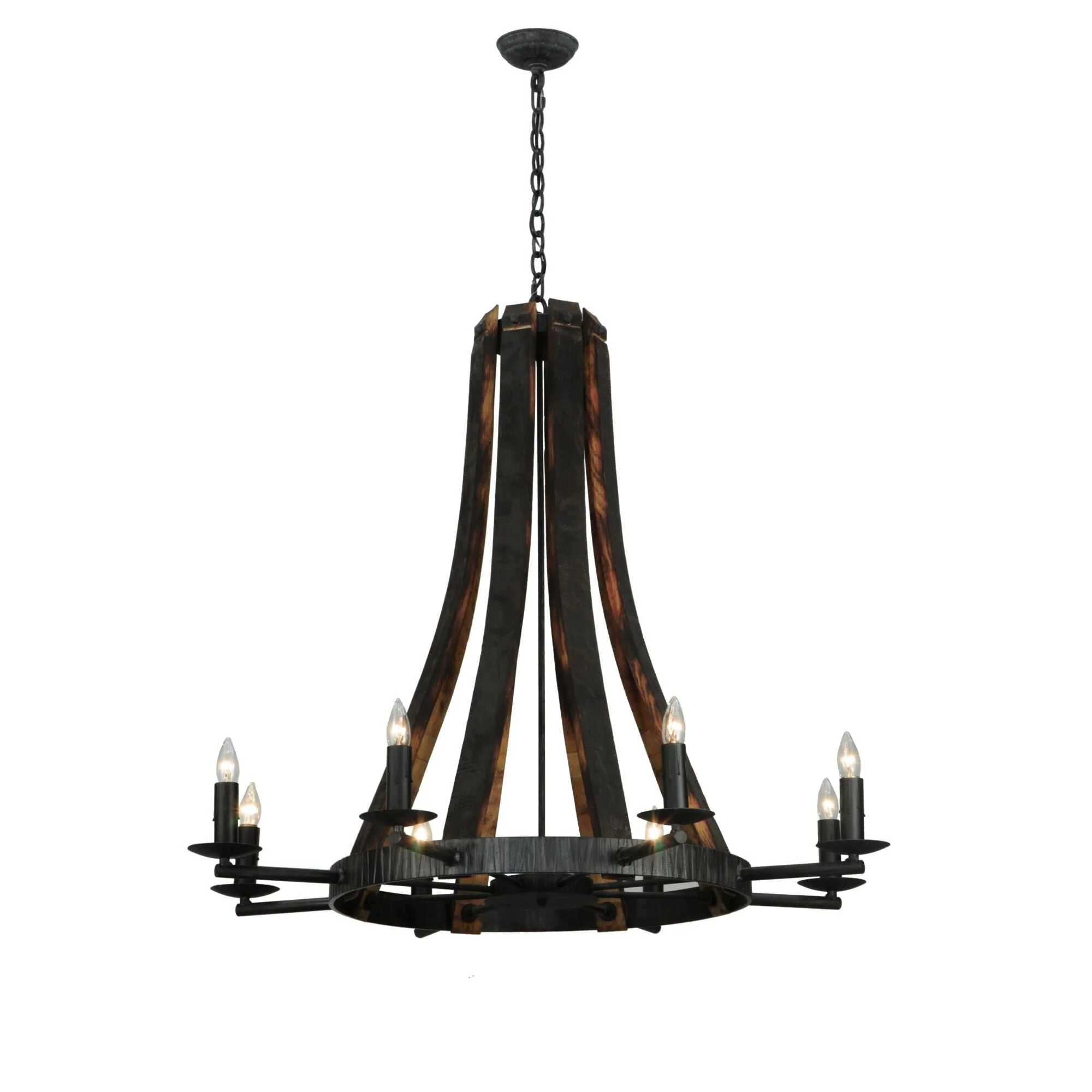 Meyda Lighting 42 Inch 8 Light Semi Flush Mount Cp248235 - Image 1