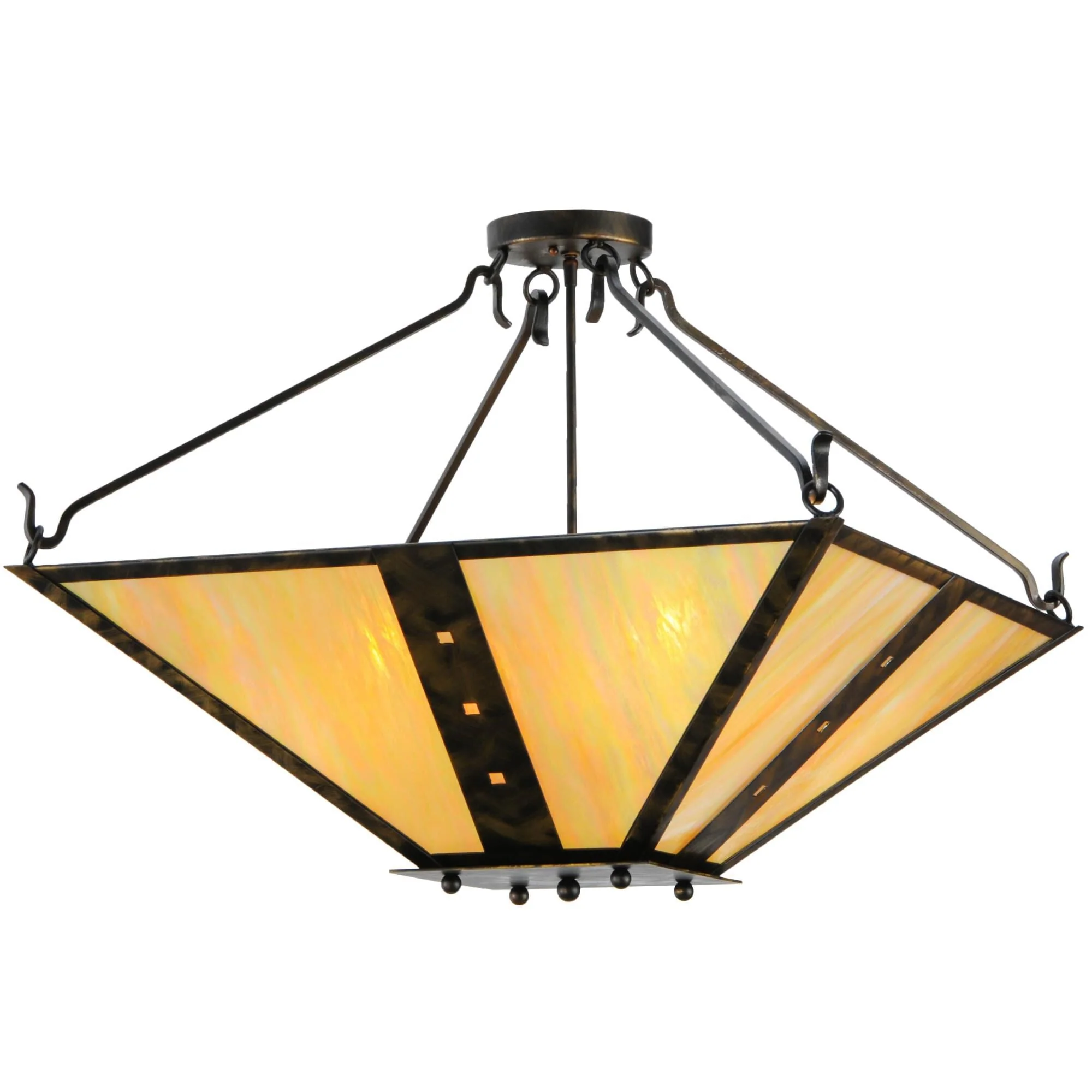 Meyda Lighting 43 Inch 4 Light Semi Flush Mount Cp248258 - Image 1