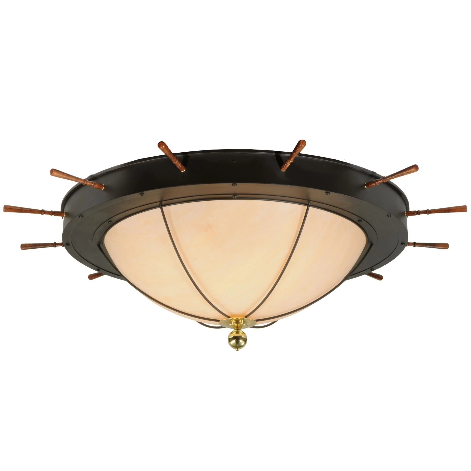 Meyda Lighting Nautical 74 Inch 12 Light Flush Mount Cp19205 - Image 1