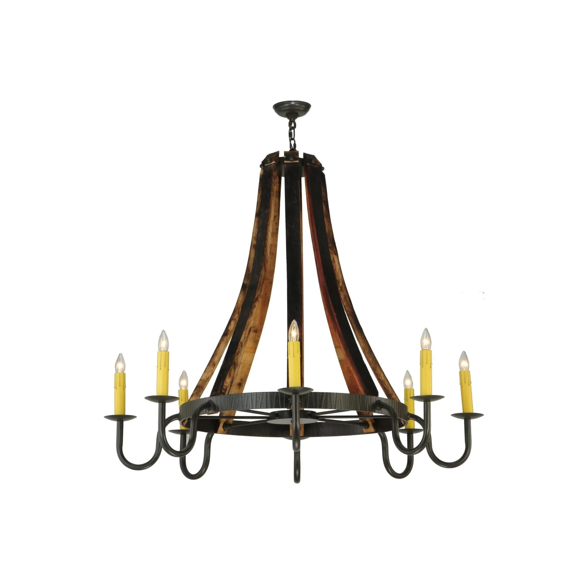 Meyda Lighting 48 Inch 8 Light Semi Flush Mount Cp248272 - Image 1