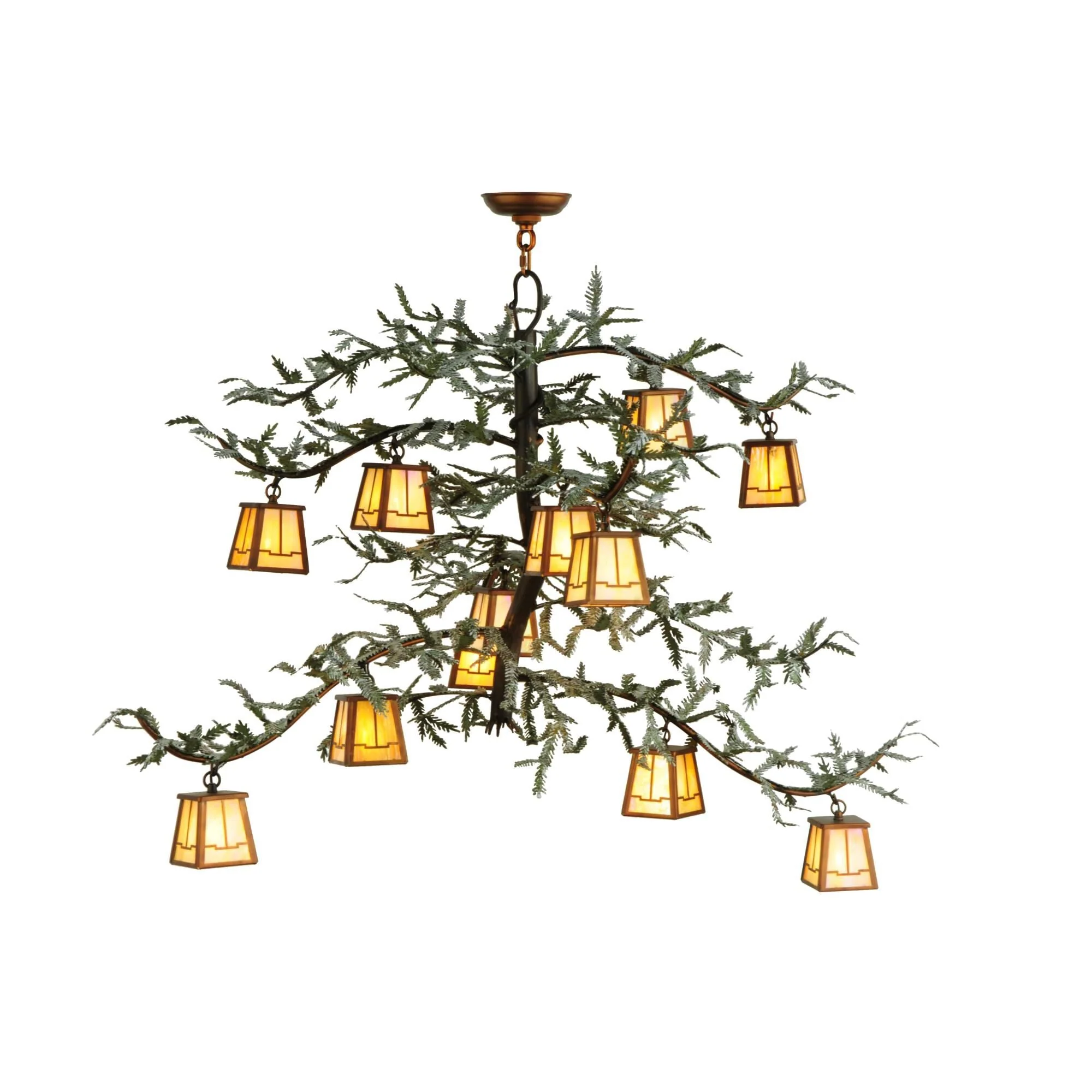 Meyda Lighting 52 Inch 12 Light Semi Flush Mount Cp248312 - Image 1