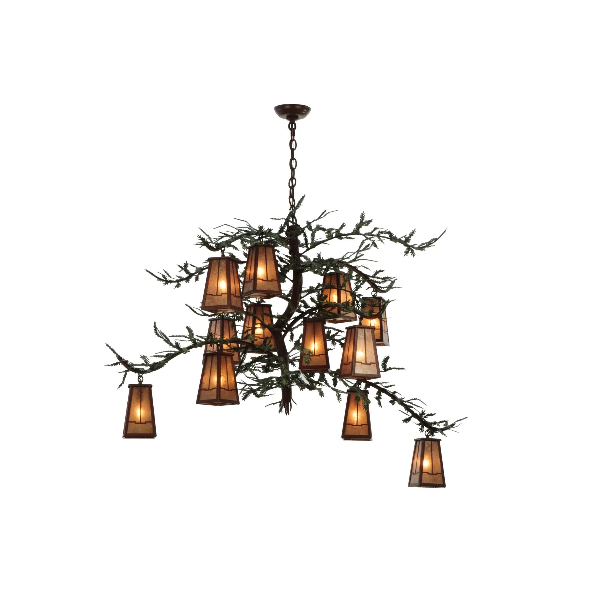 Meyda Lighting 54 Inch 12 Light Semi Flush Mount Cp248319 - Image 1