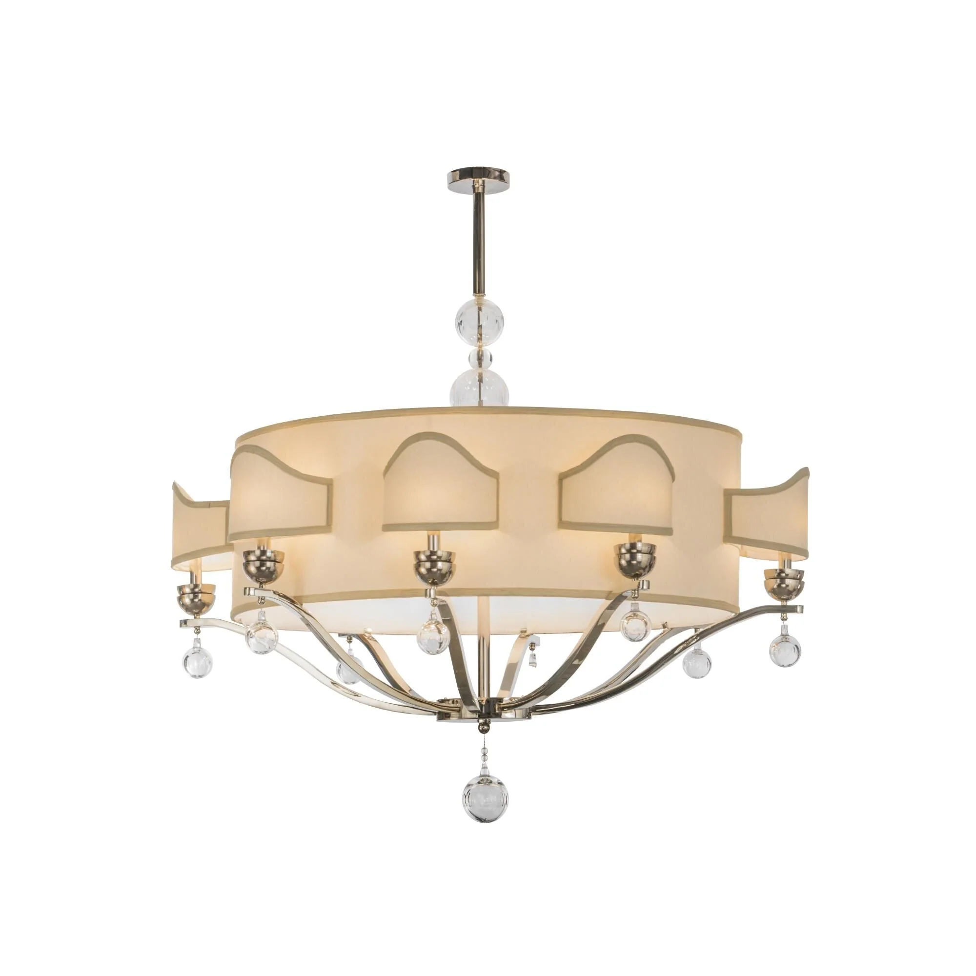 Meyda Lighting 50 Inch 8 Light Semi Flush Mount Cp248342 - Image 1