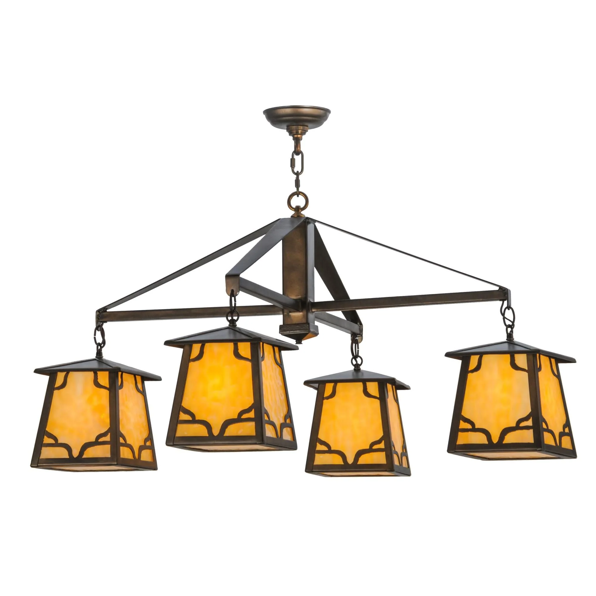 Meyda Lighting 41 Inch 4 Light Semi Flush Mount Cp248370 - Image 1