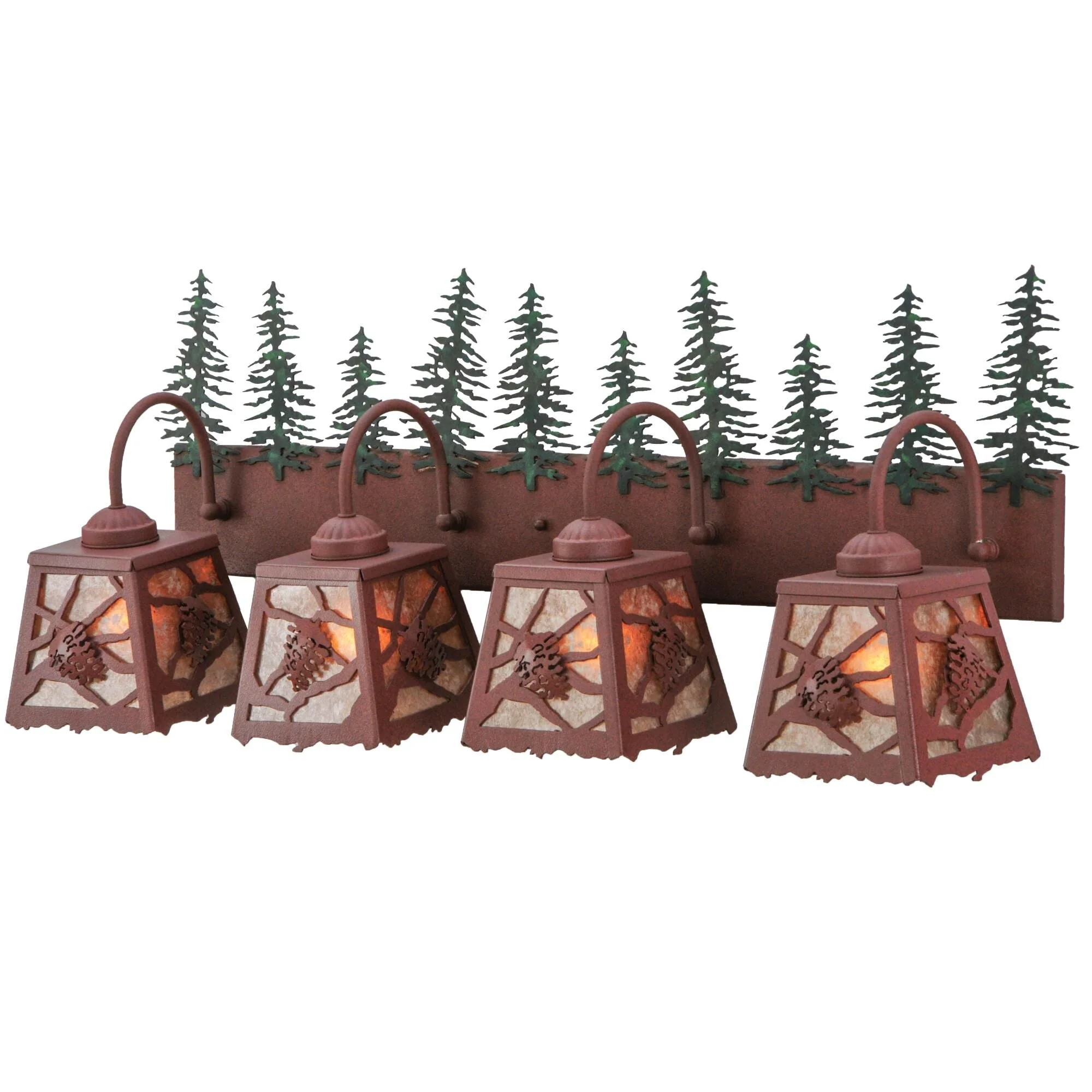 Meyda Lighting Spruce Pine 35 Inch 4 Light Bath Vanity Light Cp19651 - Image 1