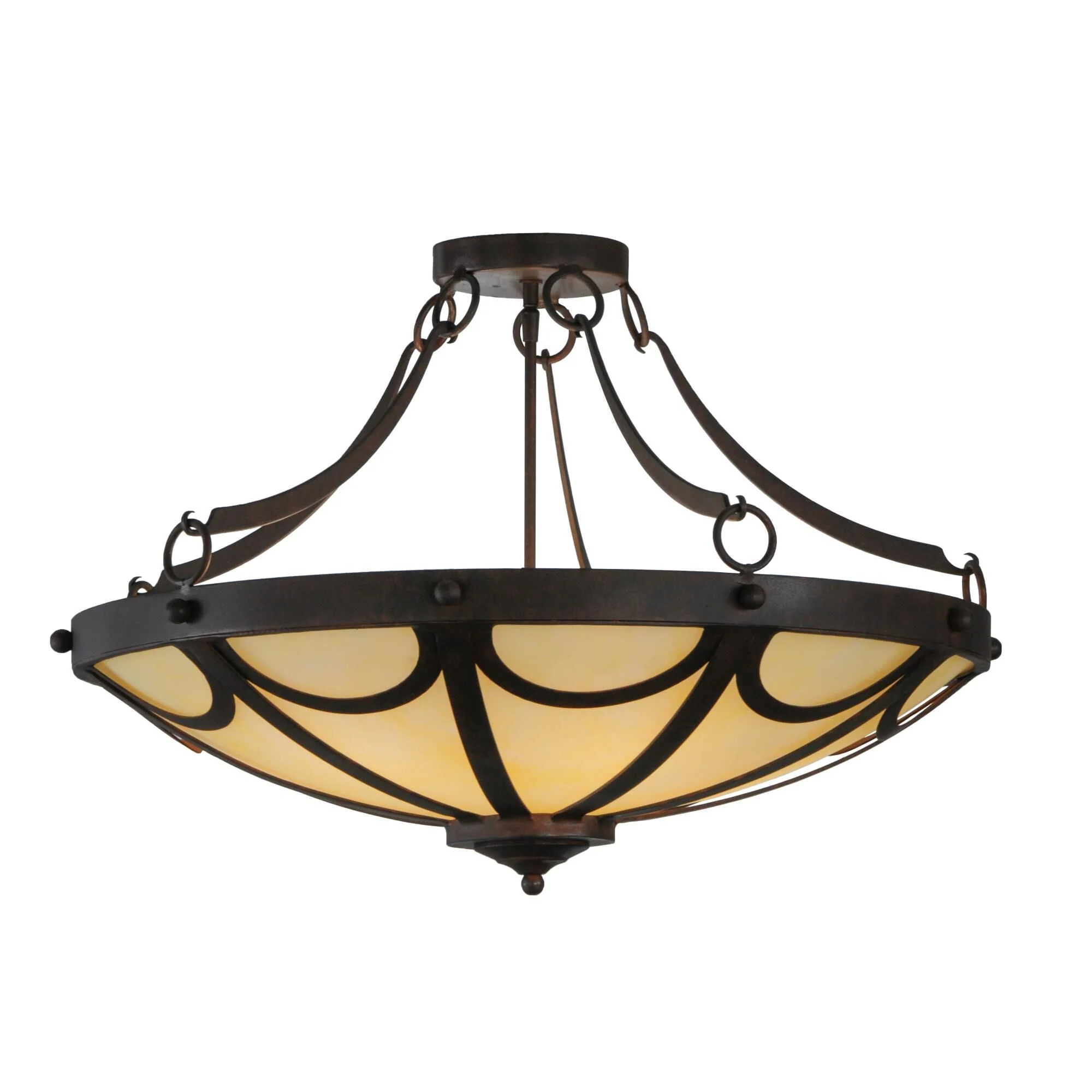Meyda Lighting 29 Inch 5 Light Semi Flush Mount Cp248421 - Image 1