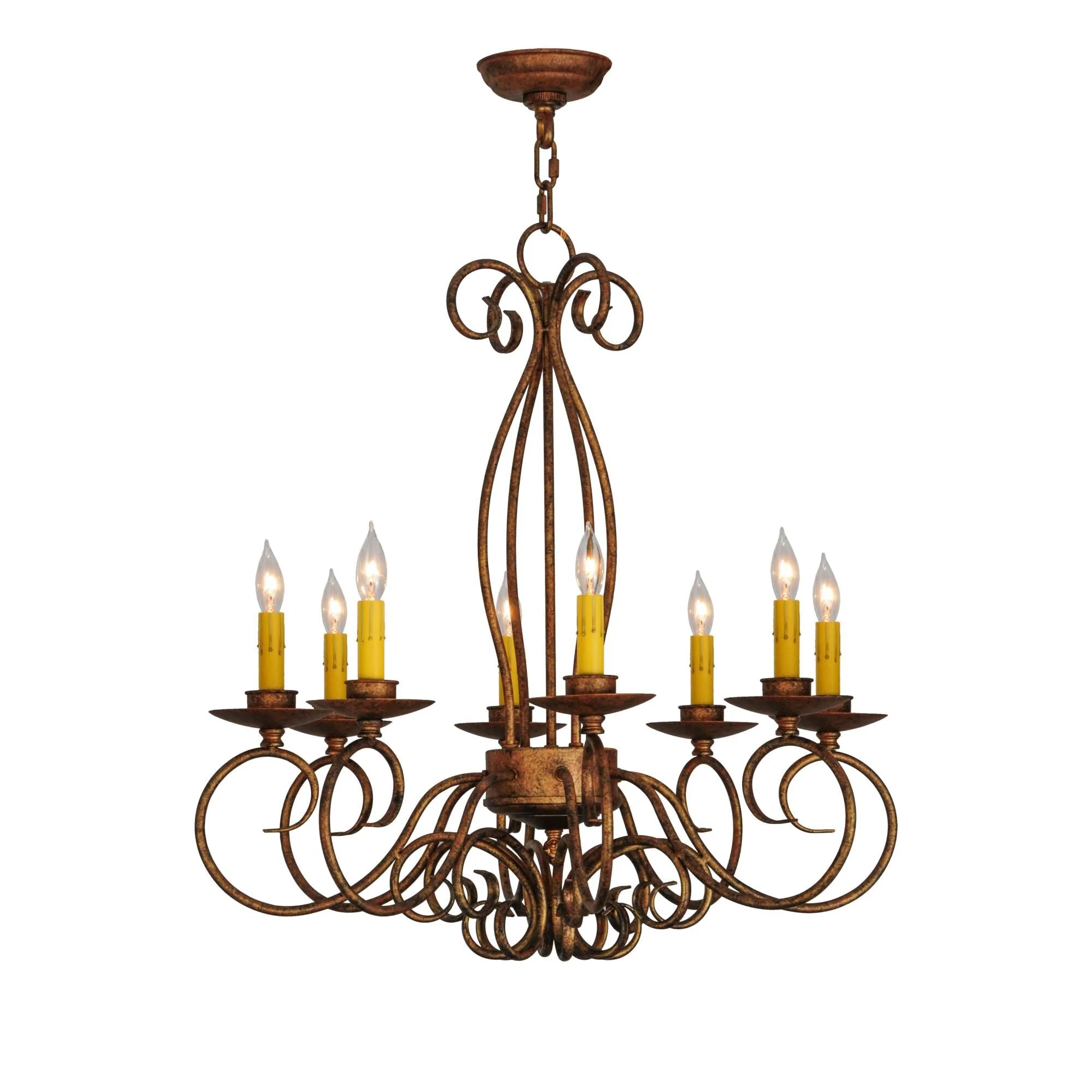 Meyda Lighting 26 Inch 8 Light Chandelier Cp248430 - Image 2