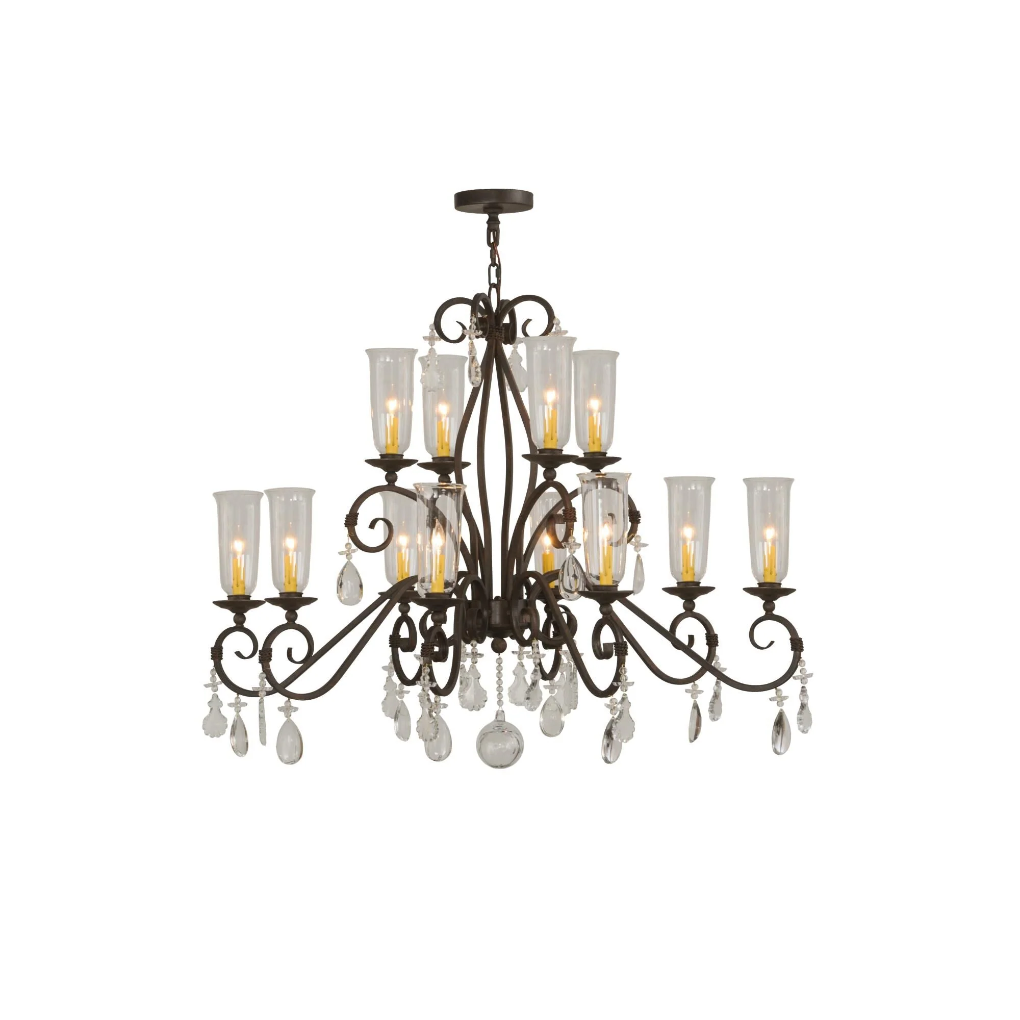 Meyda Lighting 48 Inch 12 Light Semi Flush Mount Cp248434 - Image 1