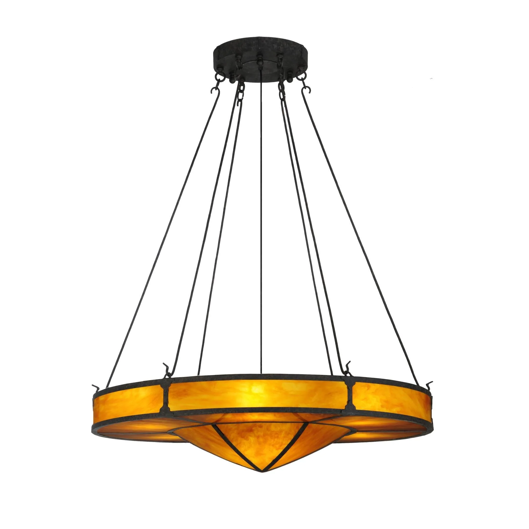 Meyda Lighting 48 Inch 8 Light Semi Flush Mount Cp248472 - Image 1