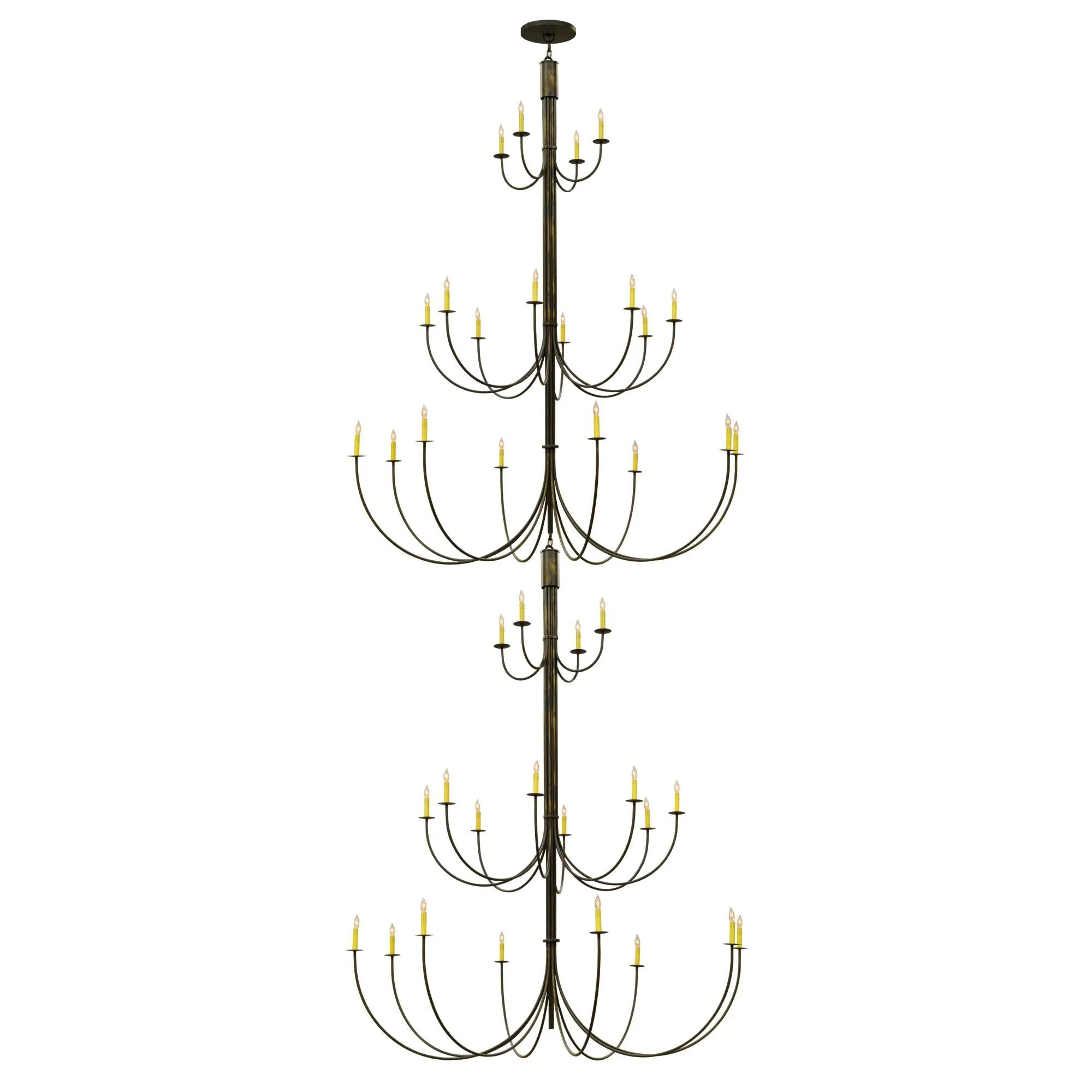 Meyda Lighting 78 Inch 40 Light Semi Flush Mount Cp248487 - Image 1