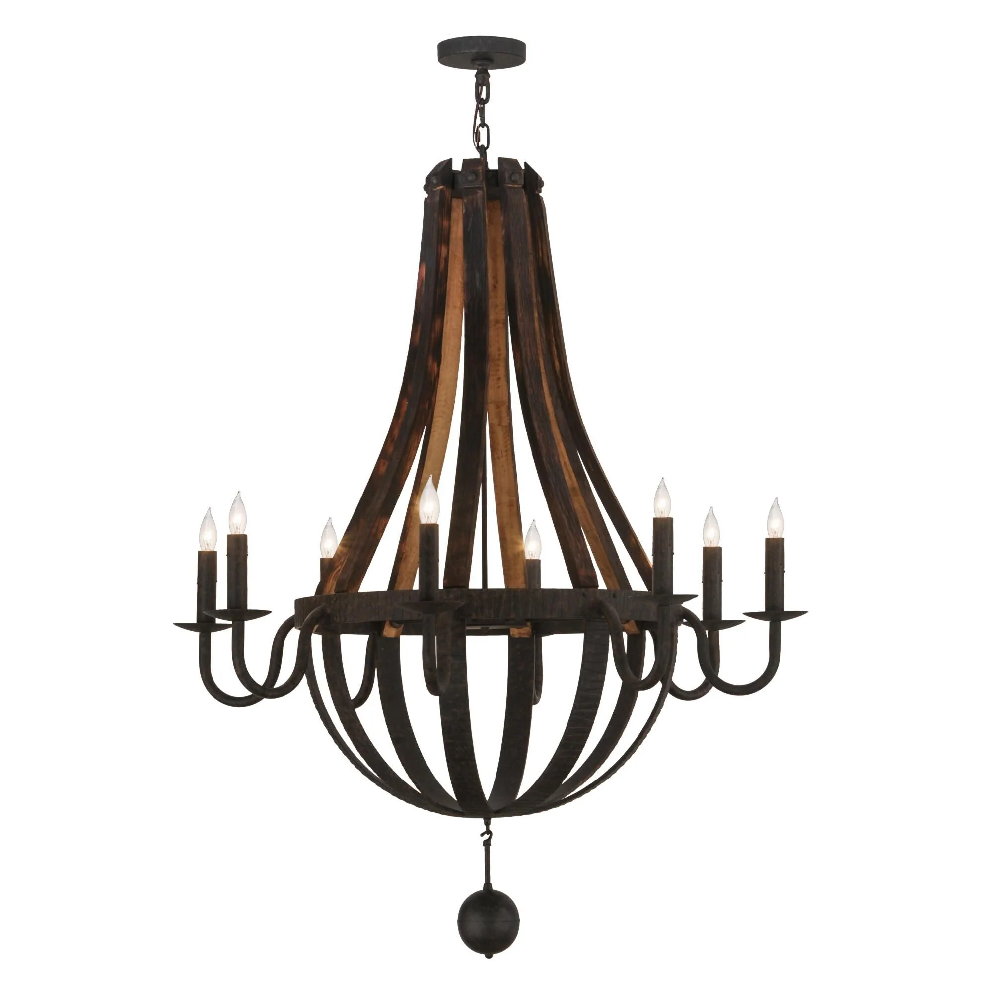 Meyda Lighting 45 Inch 8 Light Semi Flush Mount Cp248499 - Image 1