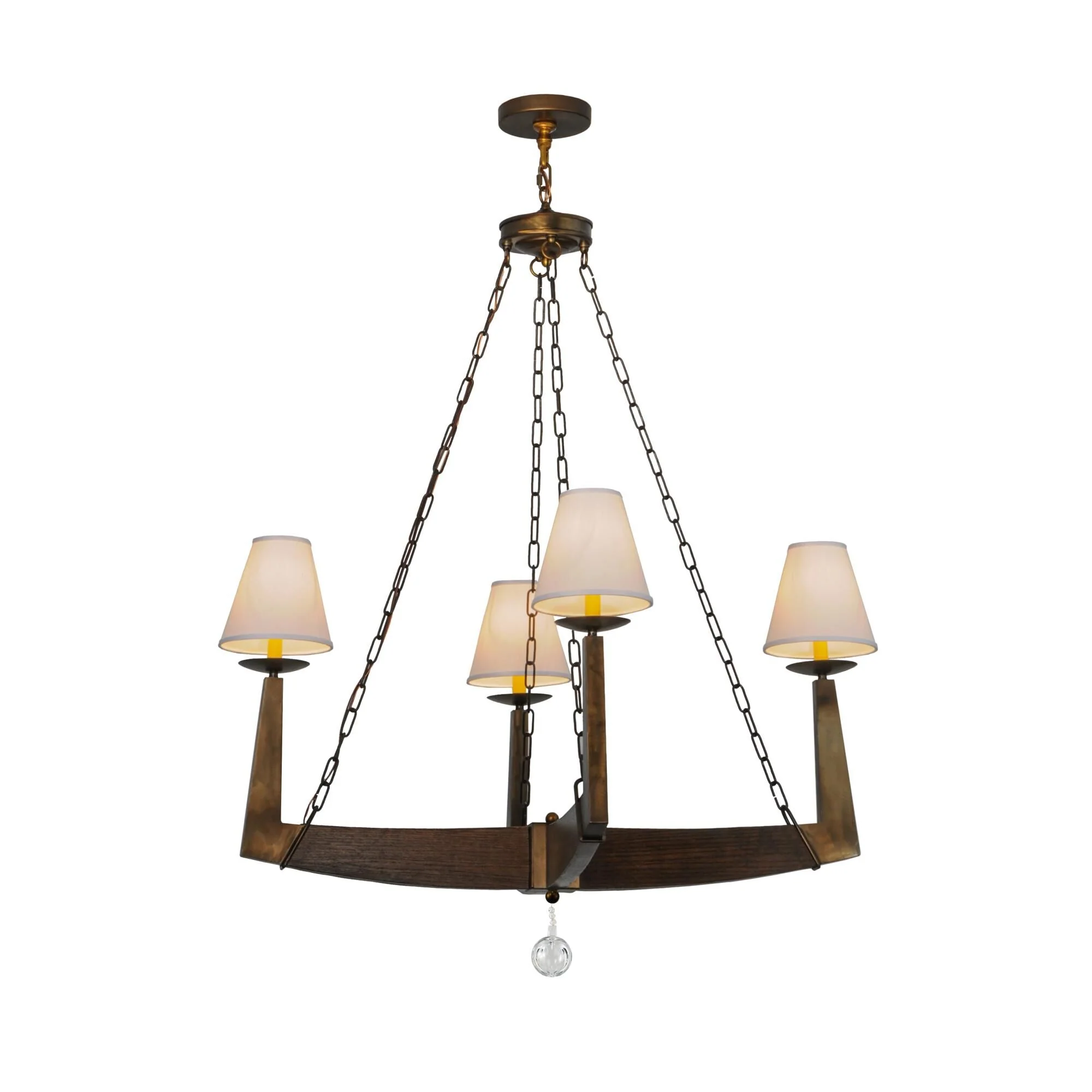 Meyda Lighting 42 Inch 4 Light Semi Flush Mount Cp248514 - Image 1