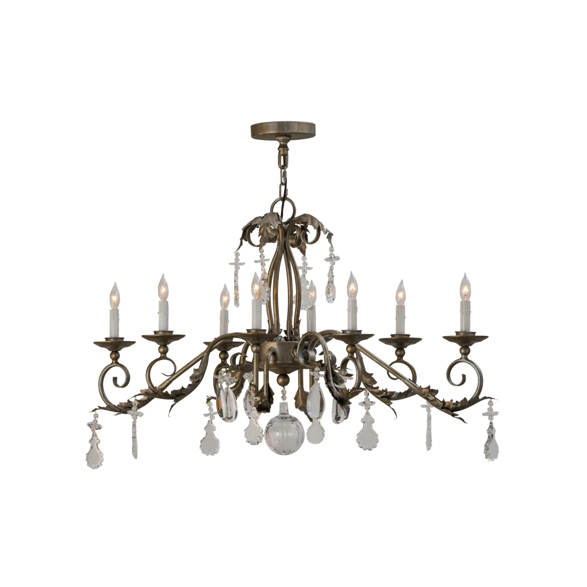 Meyda Lighting 44 Inch 8 Light Semi Flush Mount Cp248522 - Image 1