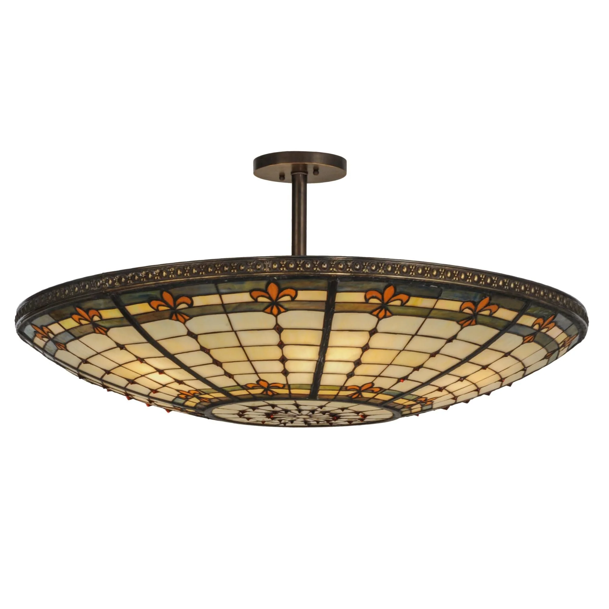 Meyda Lighting 36 Inch 6 Light Semi Flush Mount Cp248540 - Image 1