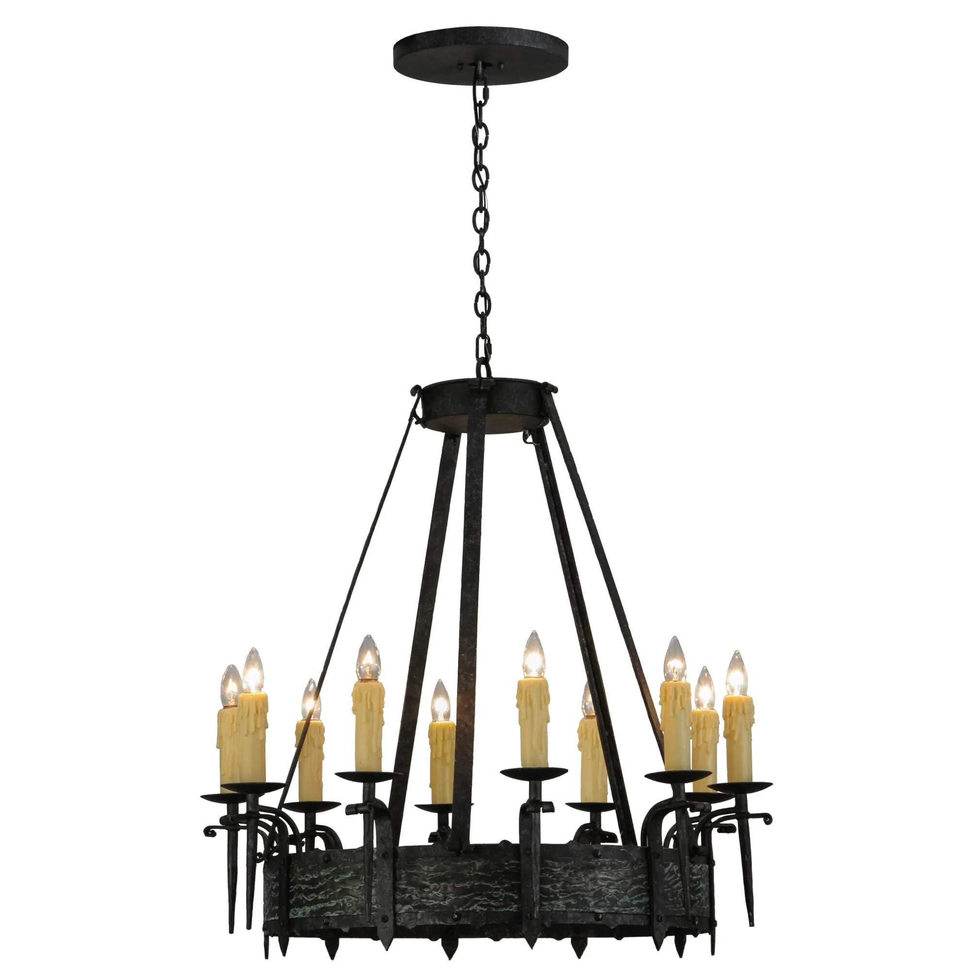 Meyda Lighting 36 Inch 10 Light Chandelier Cp248548 - Image 1