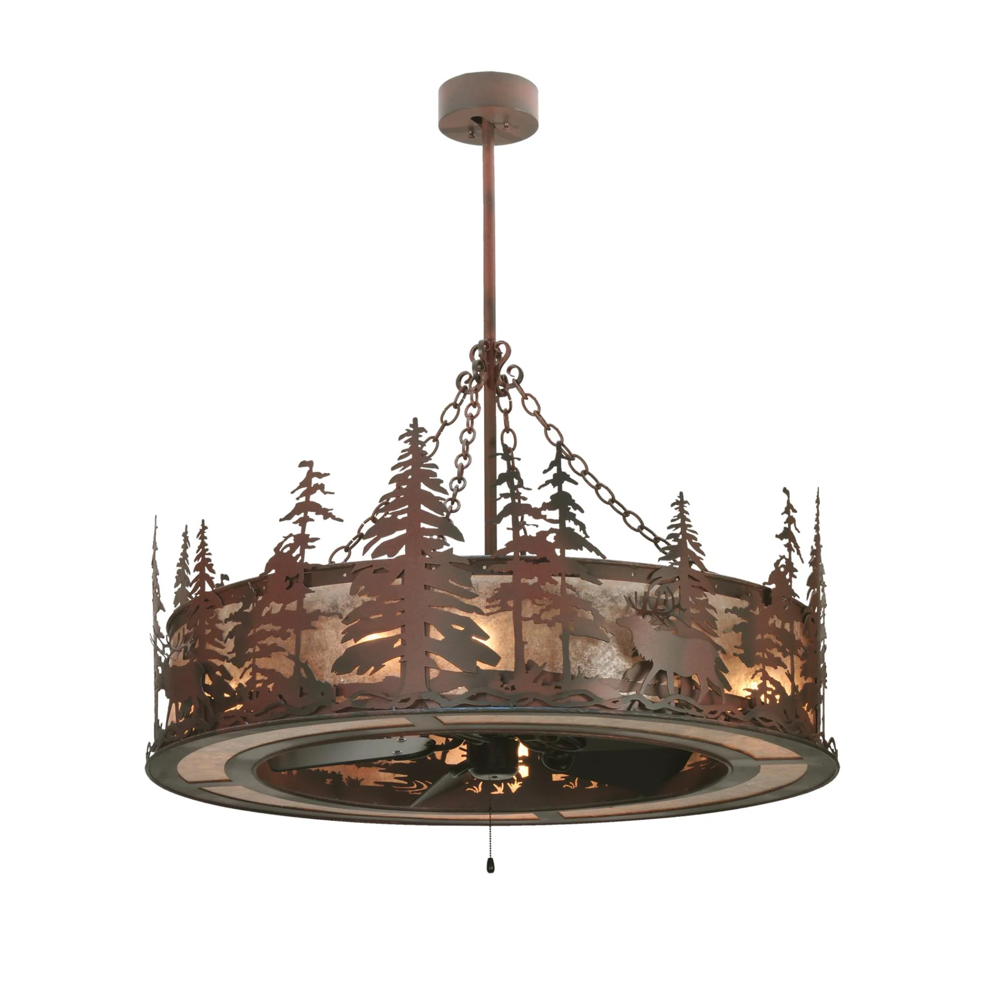 Meyda Lighting 44 Inch 8 Light Semi Flush Mount Cp248555 - Image 1
