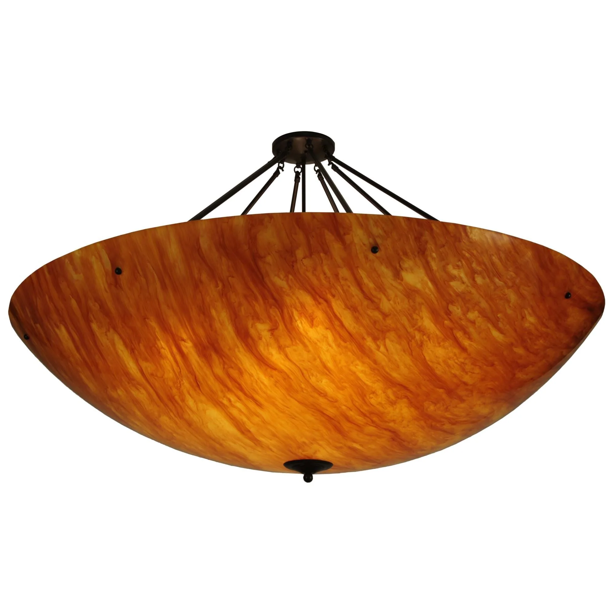 Meyda Lighting 60 Inch 12 Light Semi Flush Mount Cp248599 - Image 1