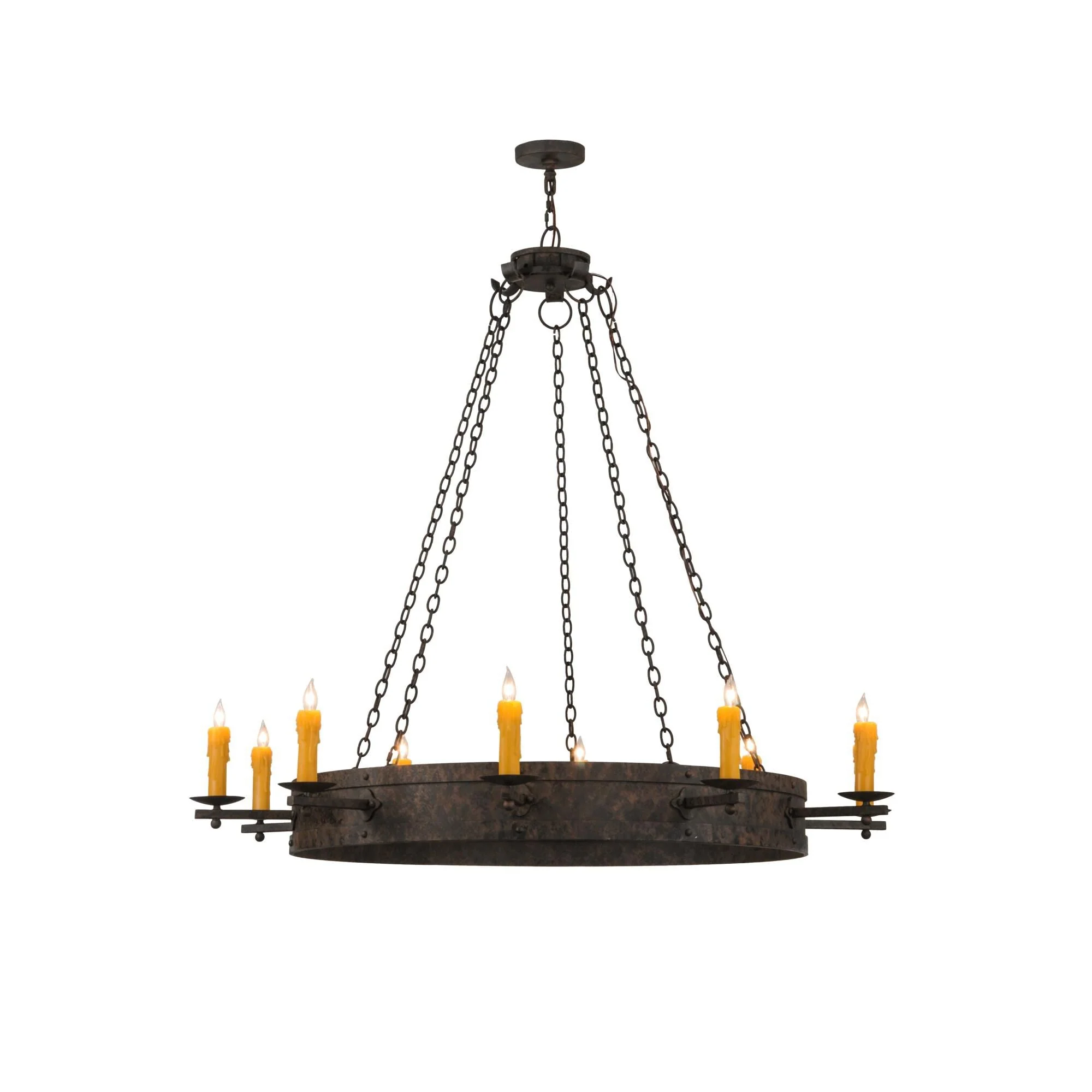 Meyda Lighting 60 Inch 10 Light Semi Flush Mount Cp248631 - Image 1