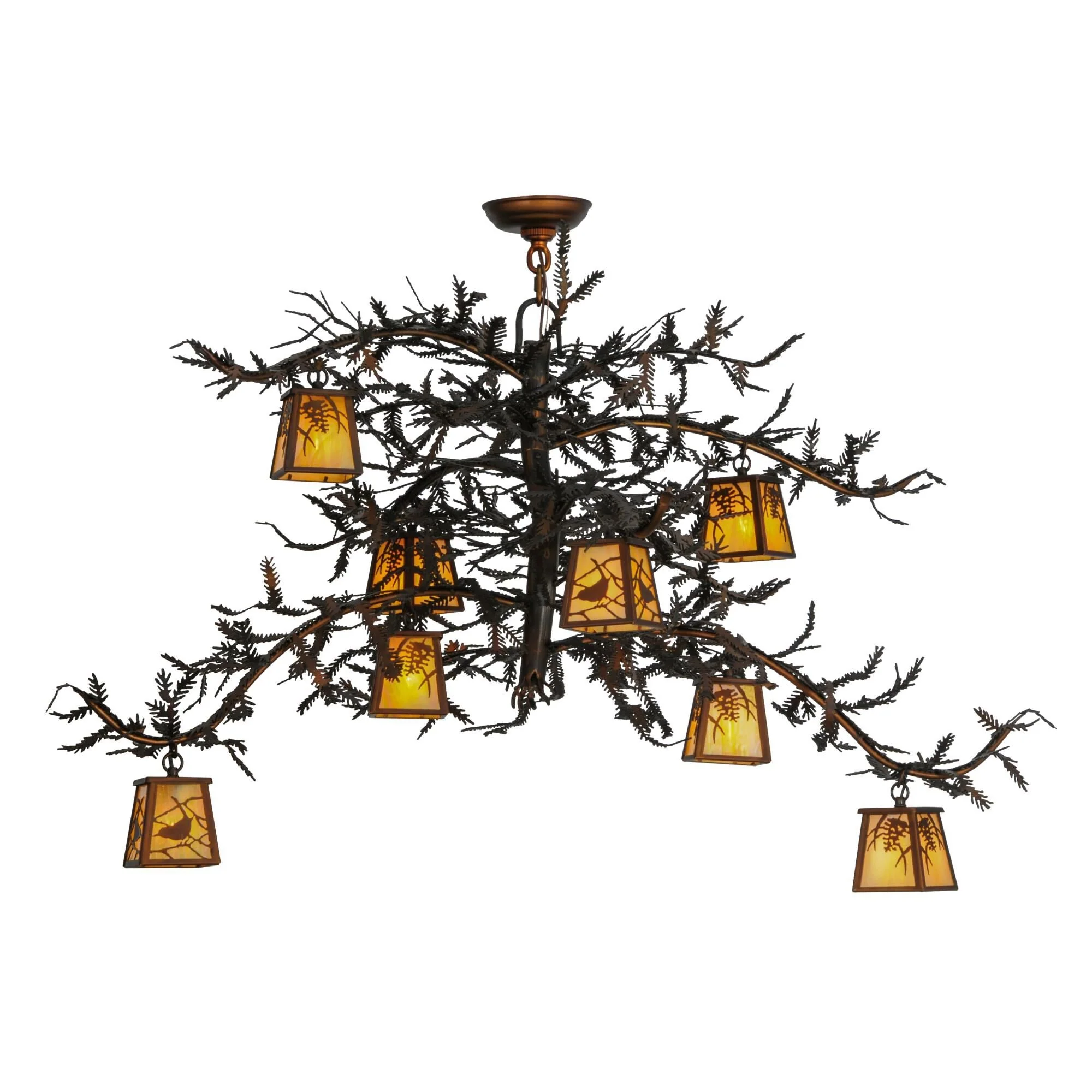 Meyda Lighting 48 Inch 8 Light Semi Flush Mount Cp248650 - Image 1