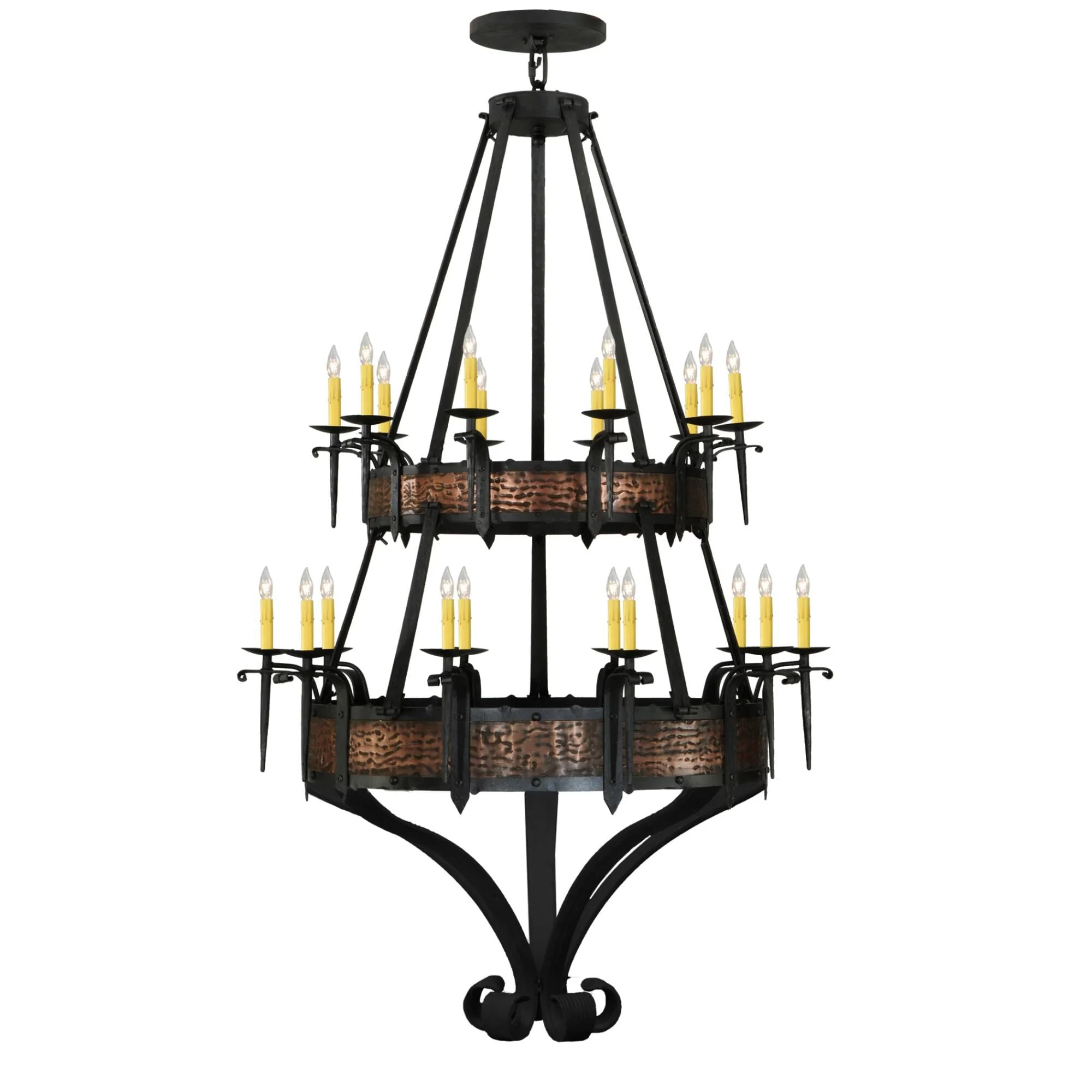 Meyda Lighting 48 Inch 20 Light Semi Flush Mount Cp248676 - Image 1