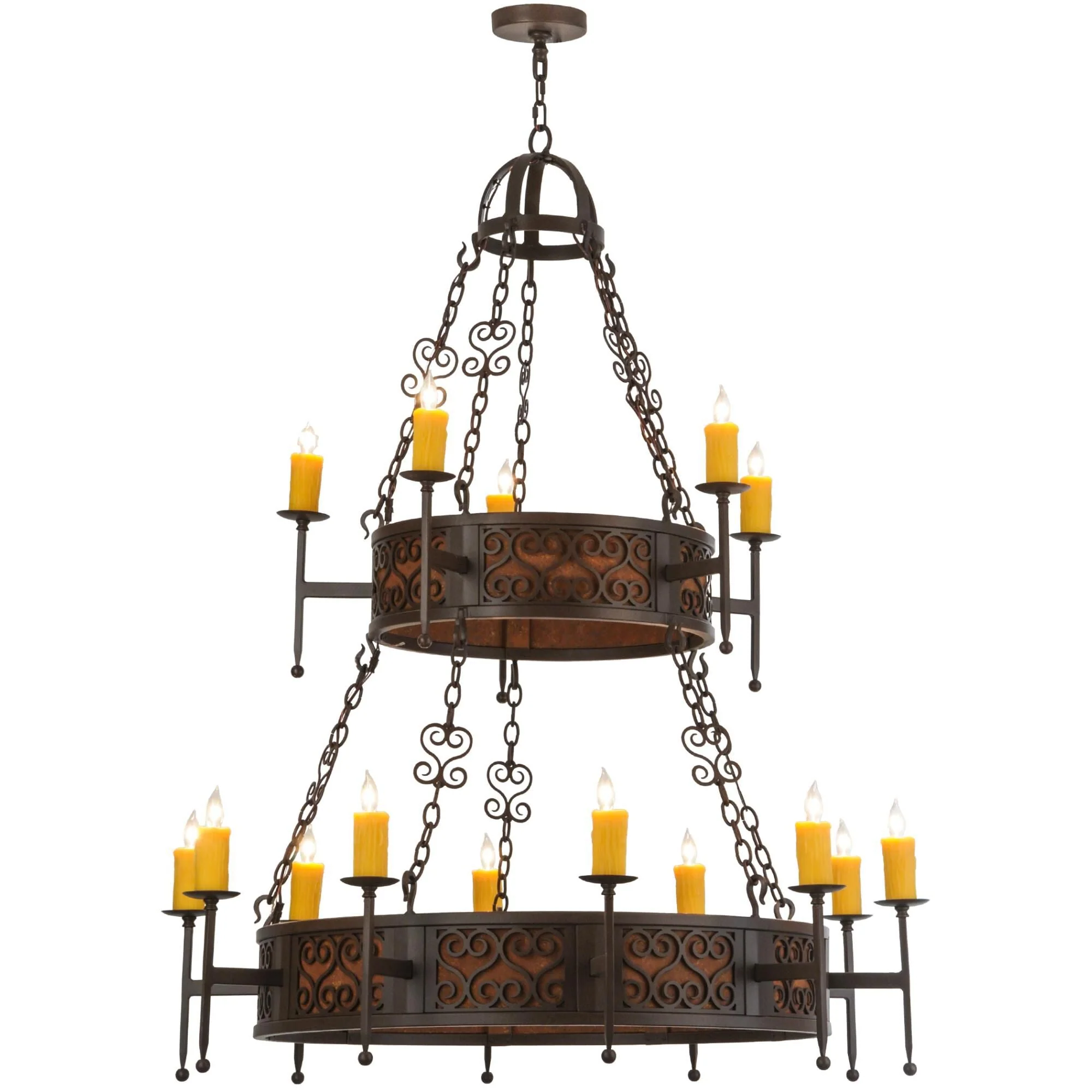 Meyda Lighting 48 Inch 15 Light Semi Flush Mount Cp248718 - Image 1