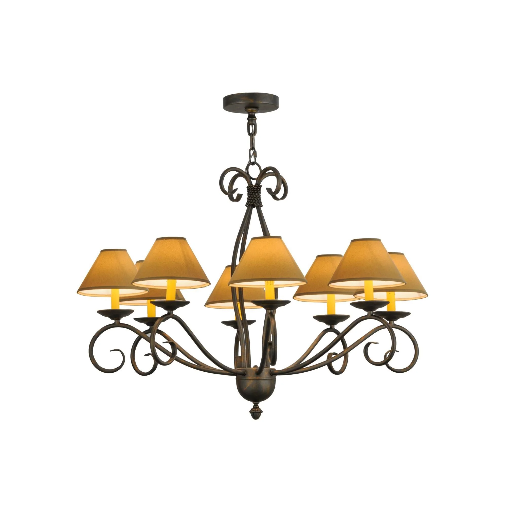 Meyda Lighting 40 Inch 8 Light Chandelier Cp248721 - Image 1
