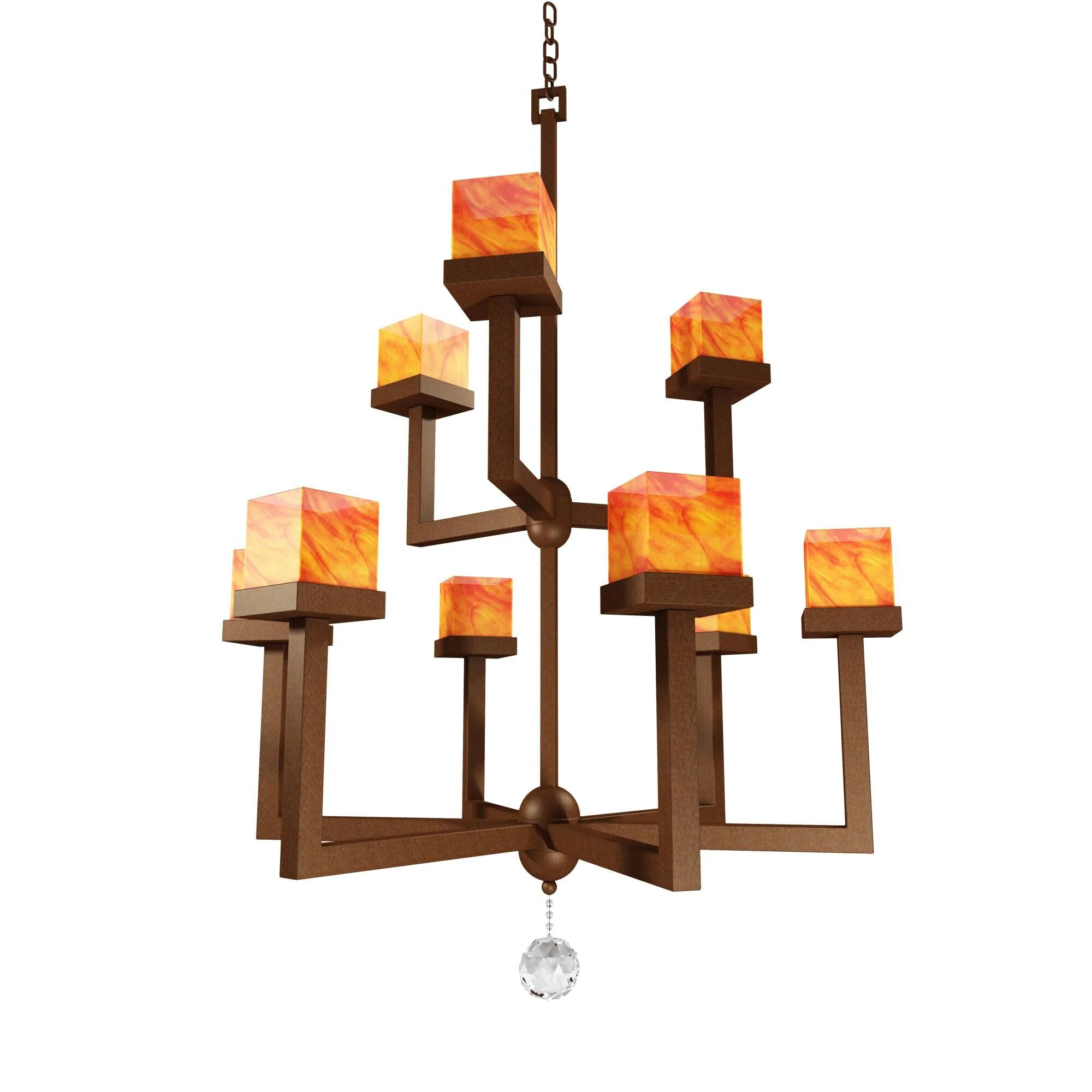 Meyda Lighting Vox 48 Inch 8 Light Chandelier Cp744480 - Image 1