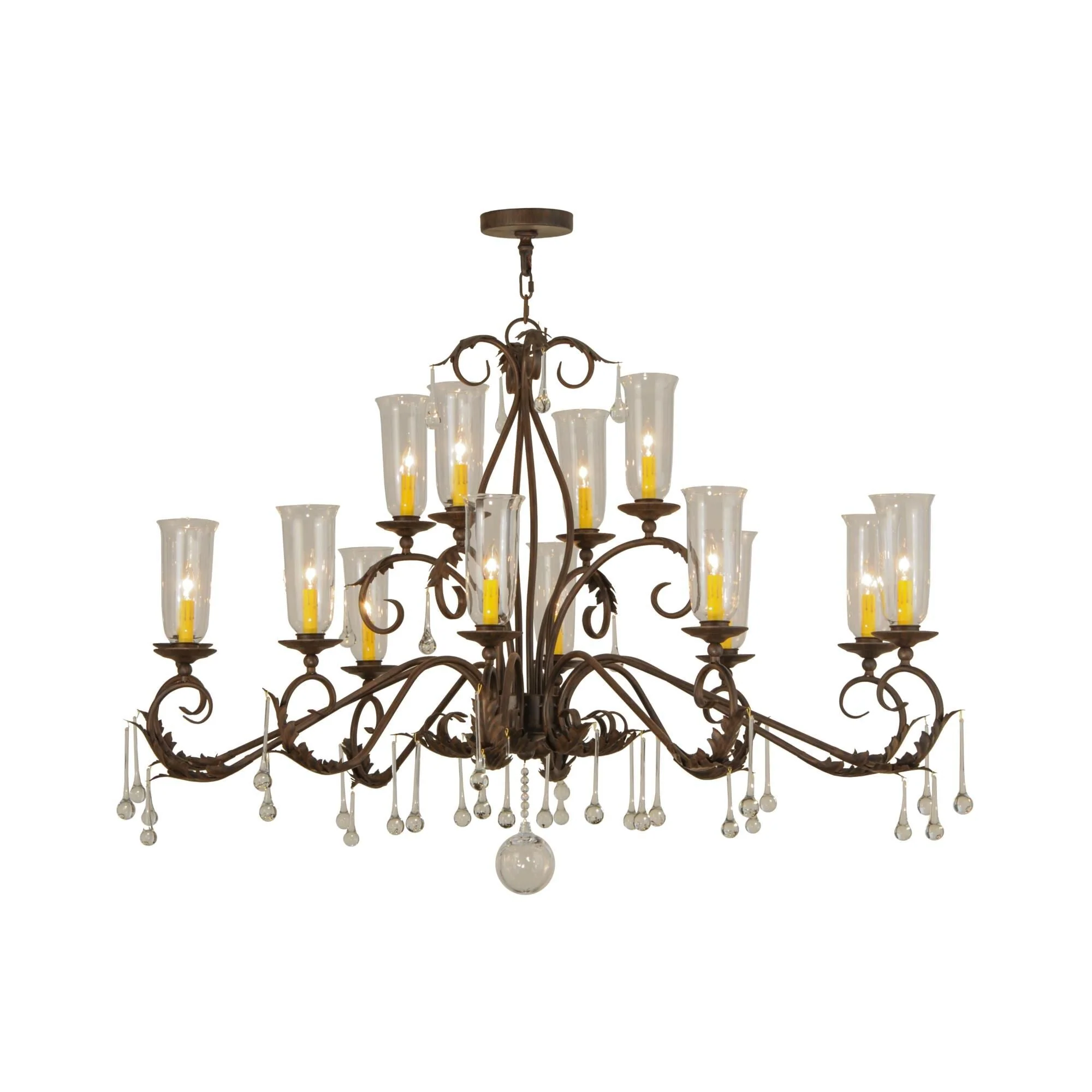 Meyda Lighting 63 Inch 14 Light Semi Flush Mount Cp248788 - Image 1