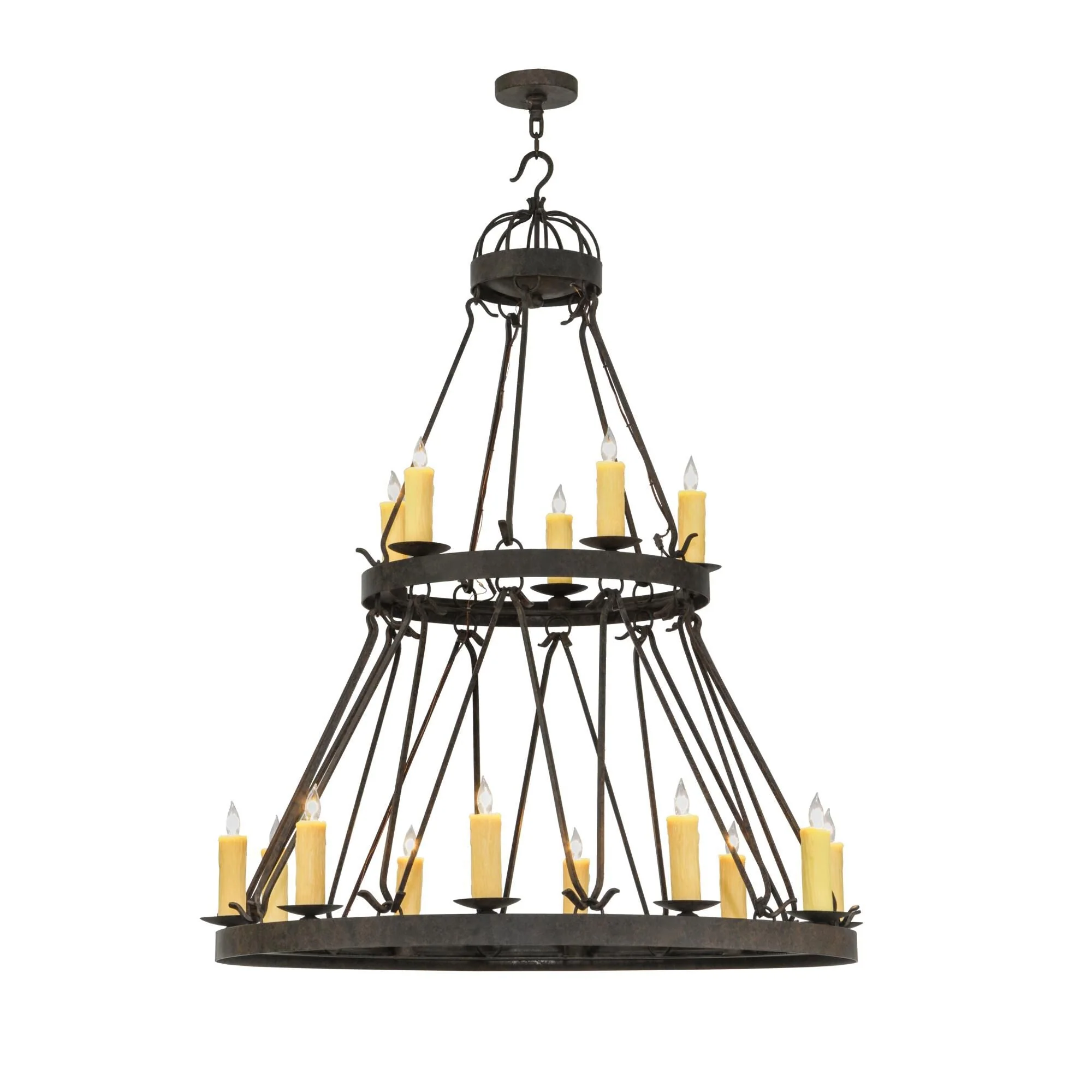 Meyda Lighting 48 Inch 15 Light Semi Flush Mount Cp248798 - Image 1