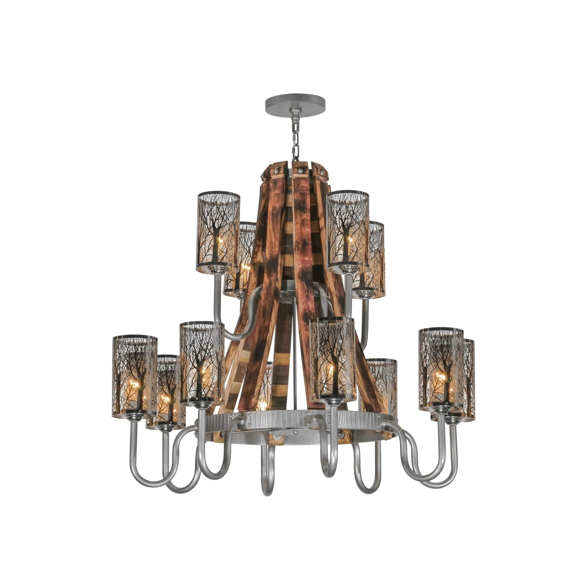 Meyda Lighting 44 Inch 12 Light Semi Flush Mount Cp248799 - Image 1