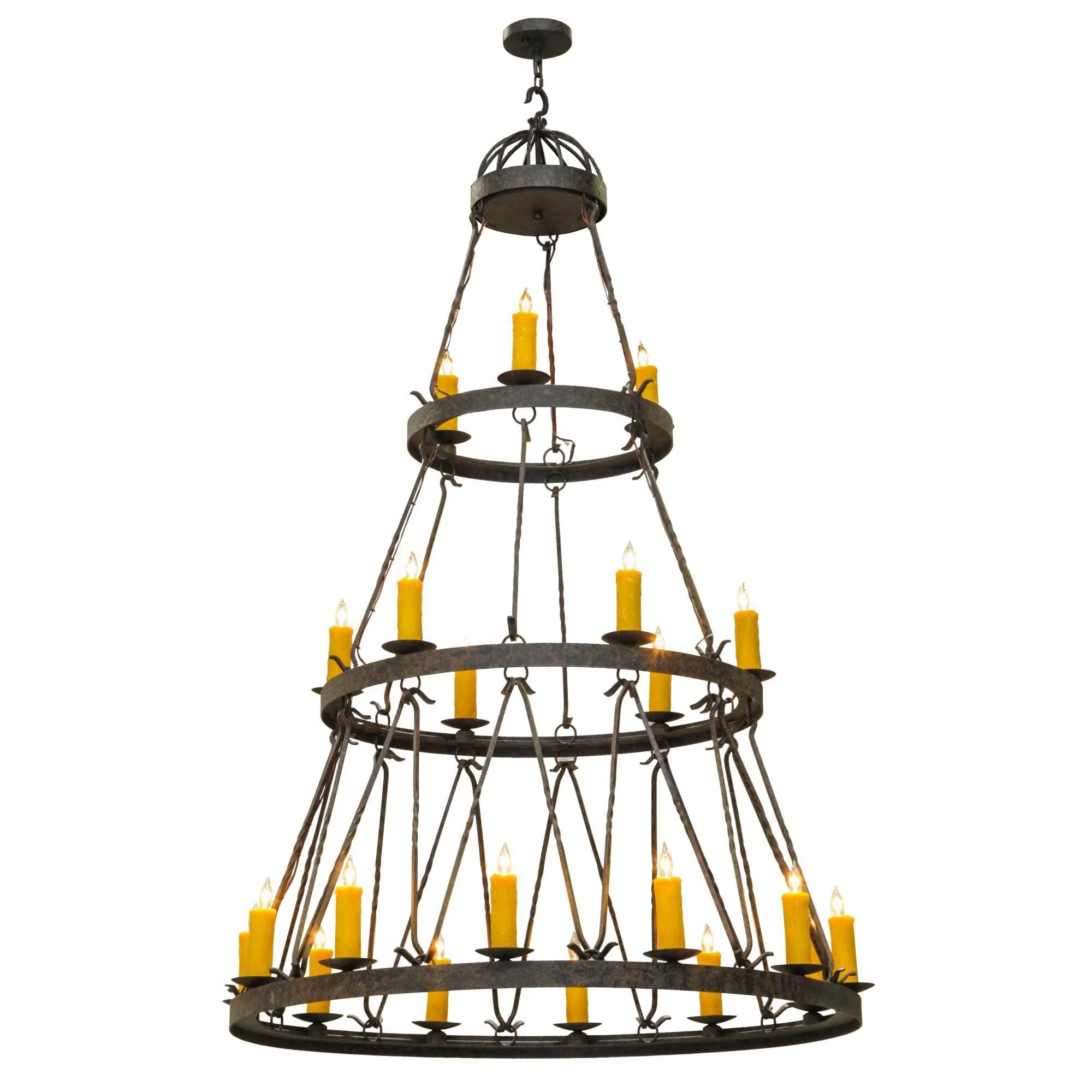 Meyda Lighting 54 Inch 21 Light Semi Flush Mount Cp248802 - Image 1