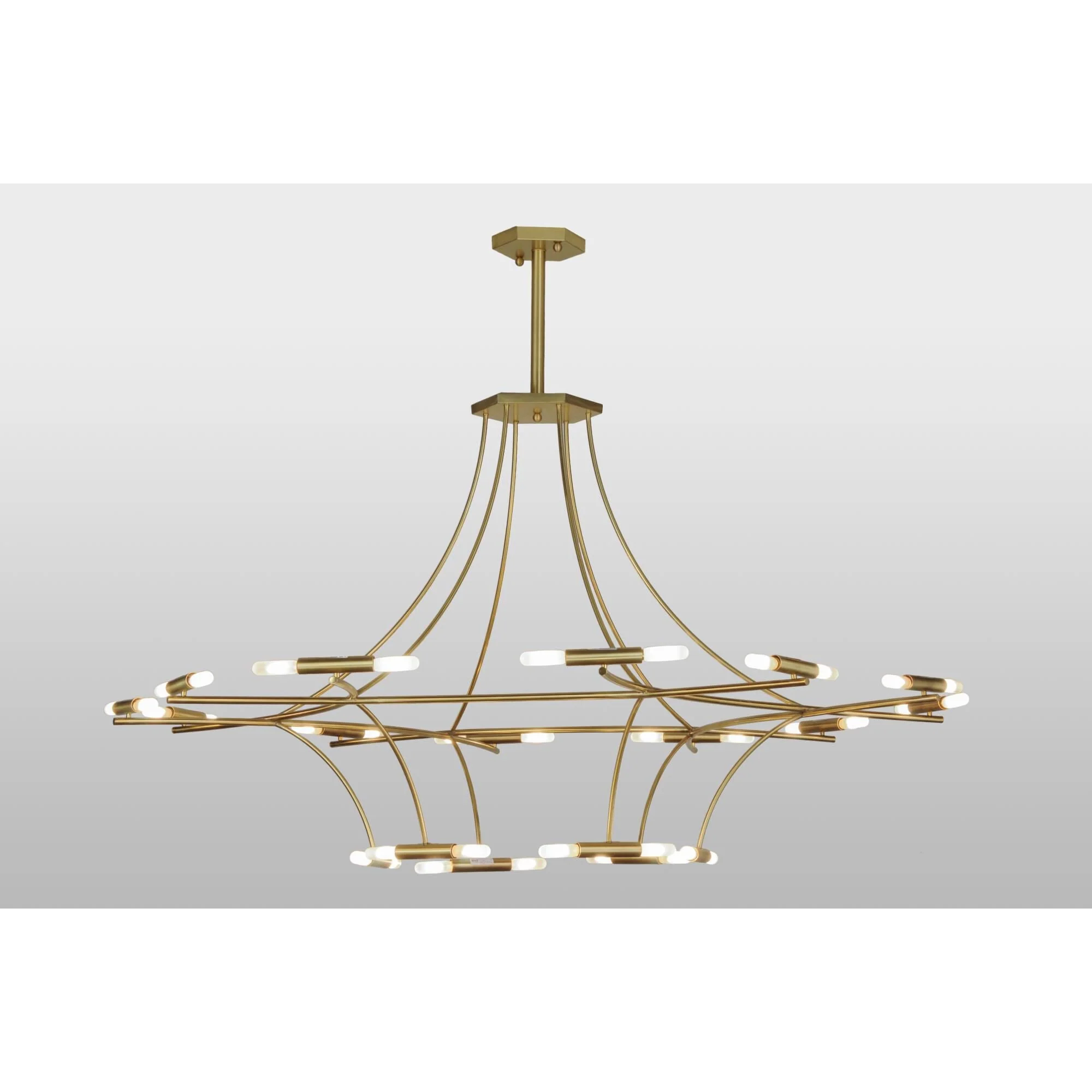 Meyda Lighting 86 Inch 36 Light Semi Flush Mount Cp248854 - Image 1