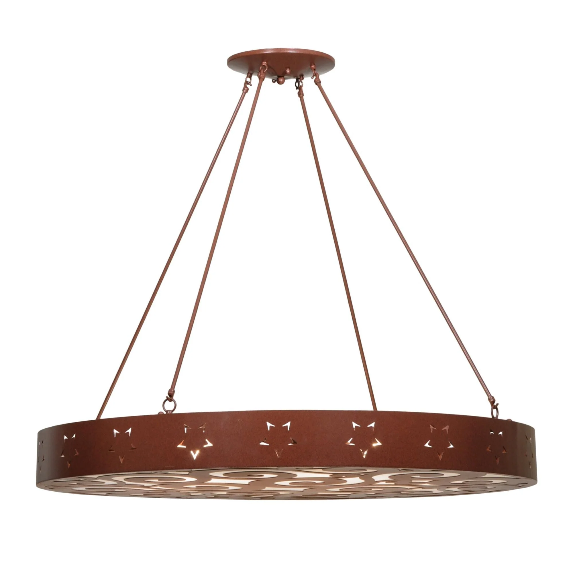 Meyda Lighting 48 Inch 6 Light Semi Flush Mount Cp248866 - Image 1