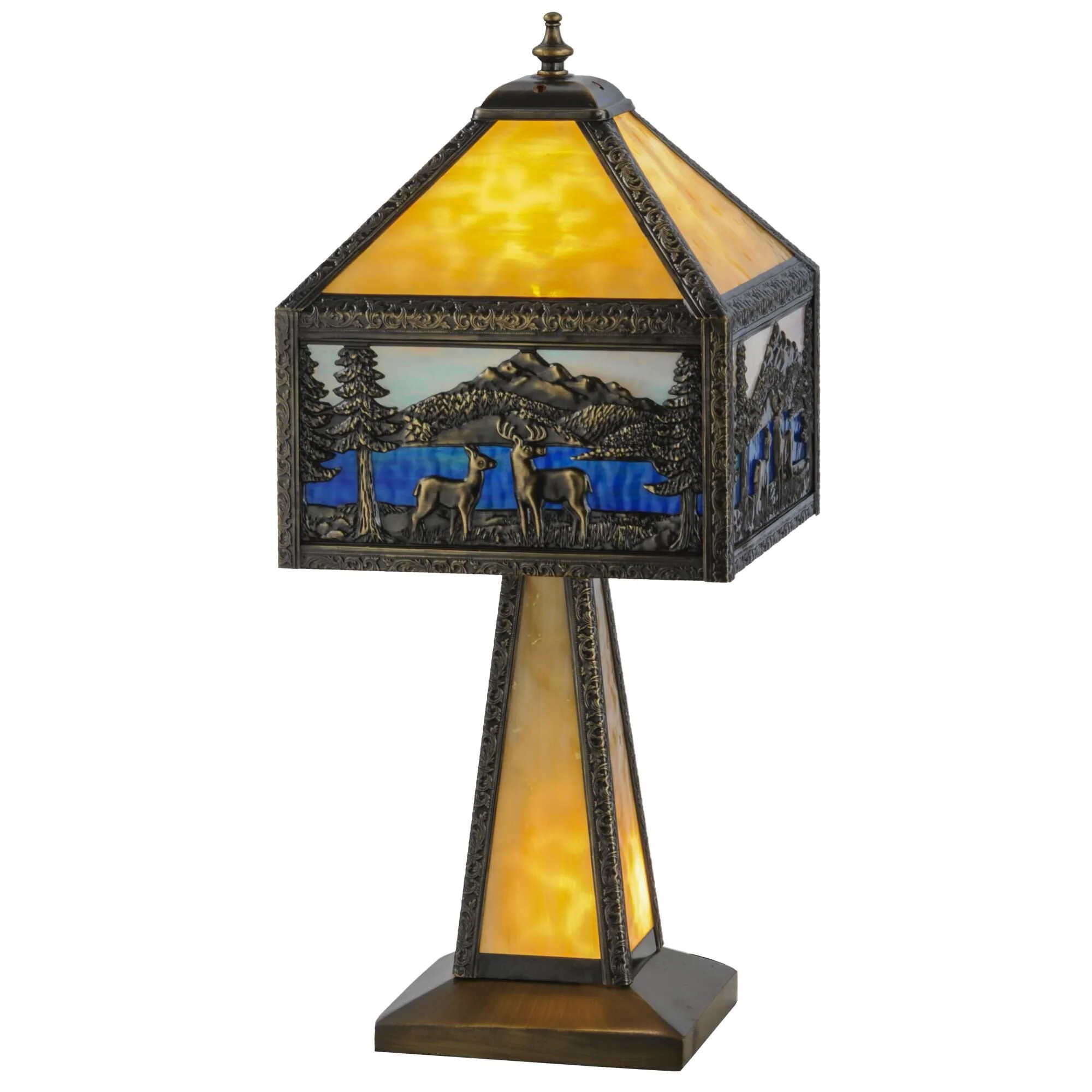 Meyda Lighting Deer Lodge 21 Inch Table Lamp Cp187141 - Image 1
