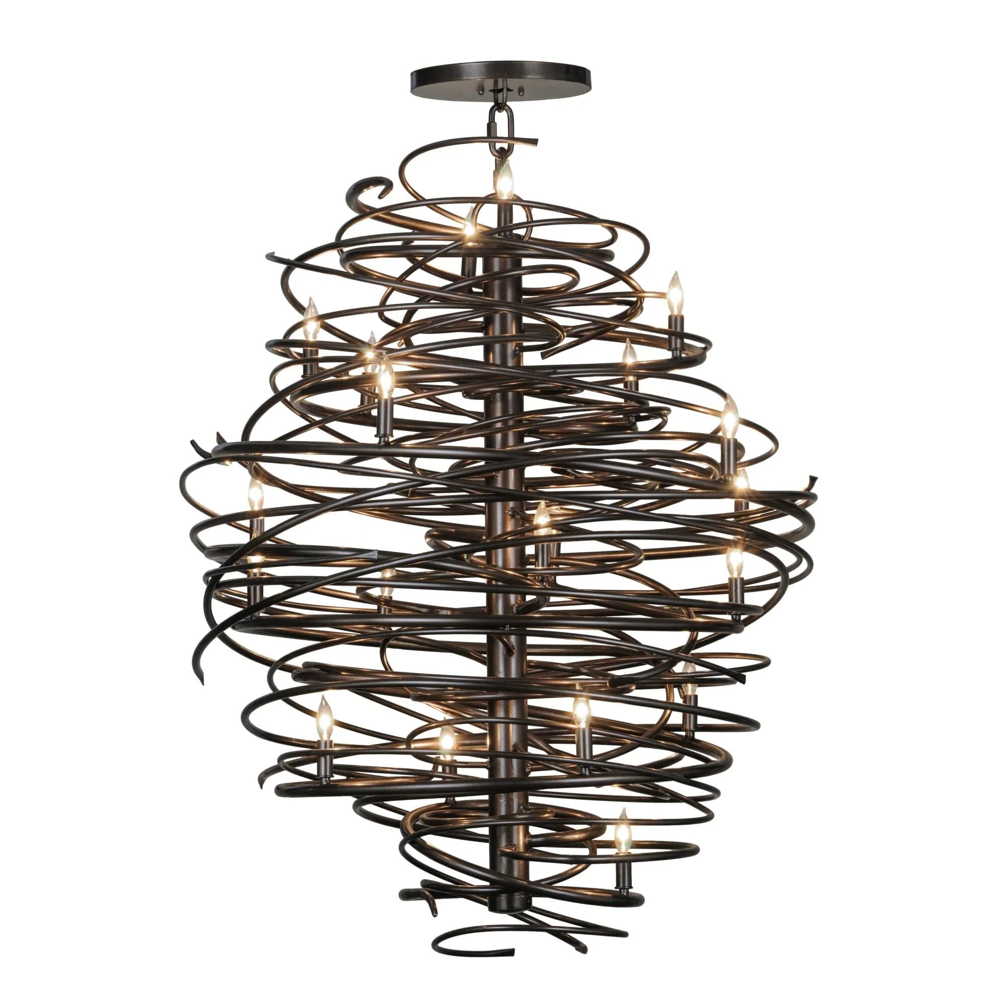 Meyda Lighting 42 Inch 20 Light Semi Flush Mount Cp248885 - Image 1