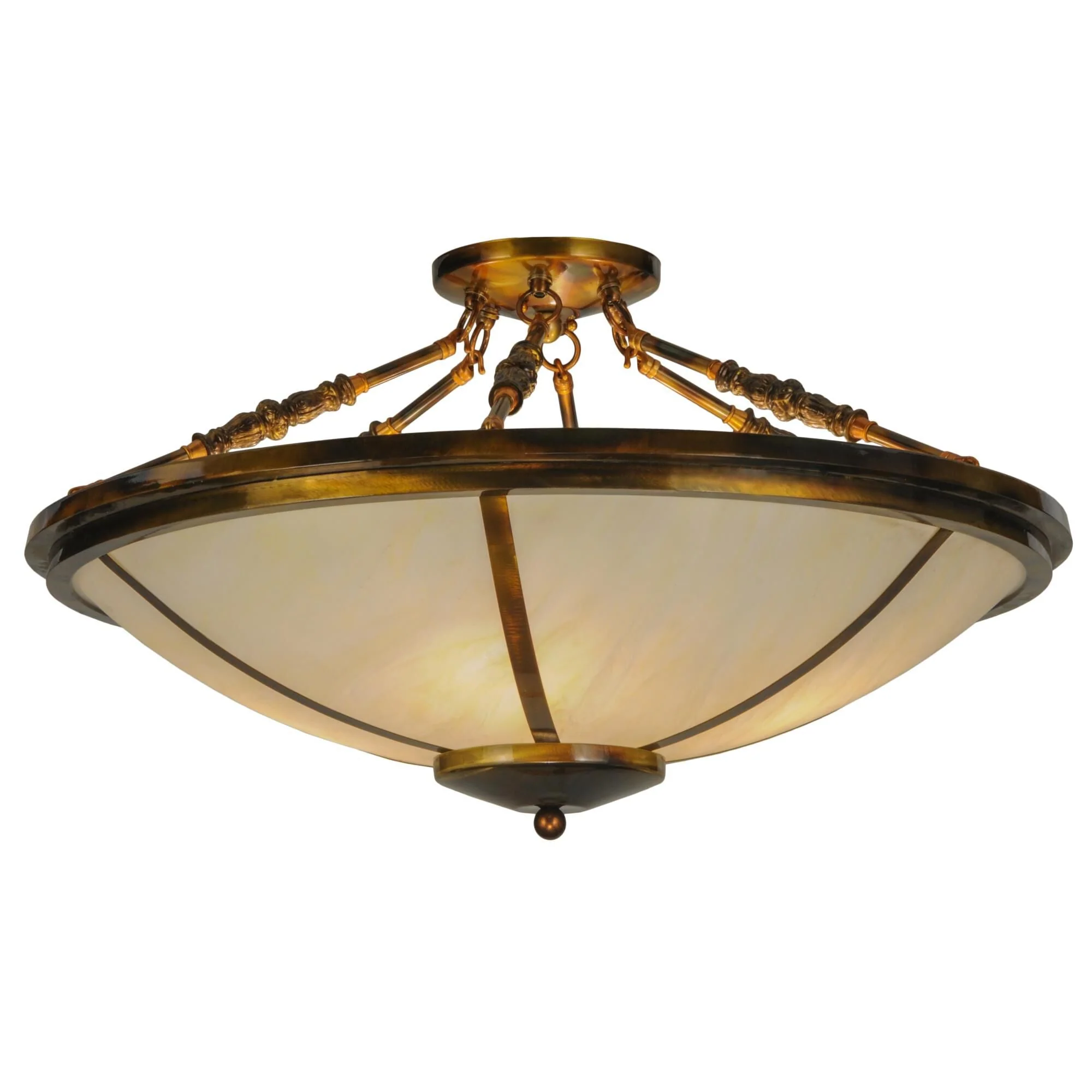 Meyda Lighting 31 Inch 4 Light Semi Flush Mount Cp248899 - Image 1