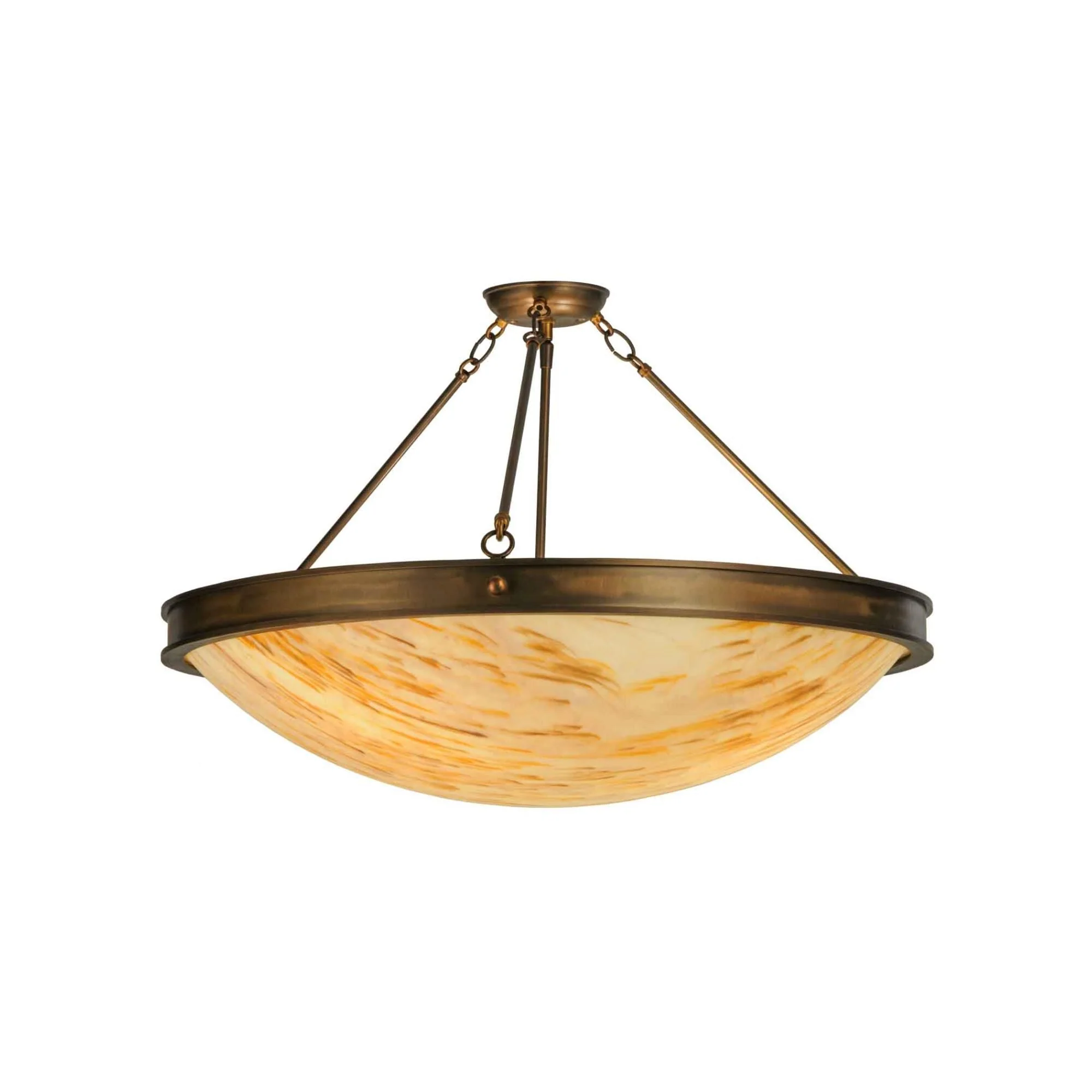 Meyda Lighting 30 Inch 3 Light Semi Flush Mount Cp248928 - Image 1