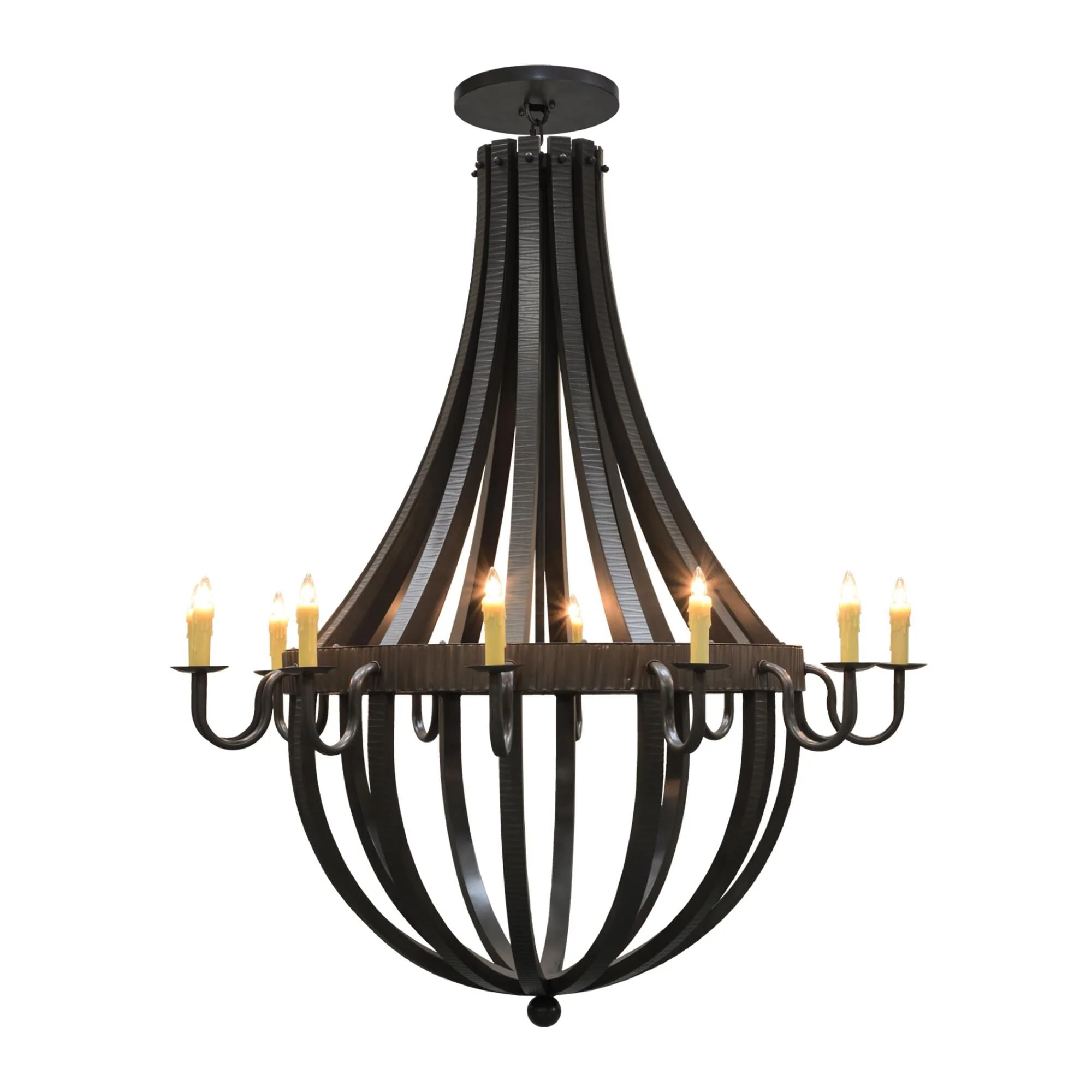 Meyda Lighting 72 Inch 12 Light Semi Flush Mount Cp248945 - Image 1