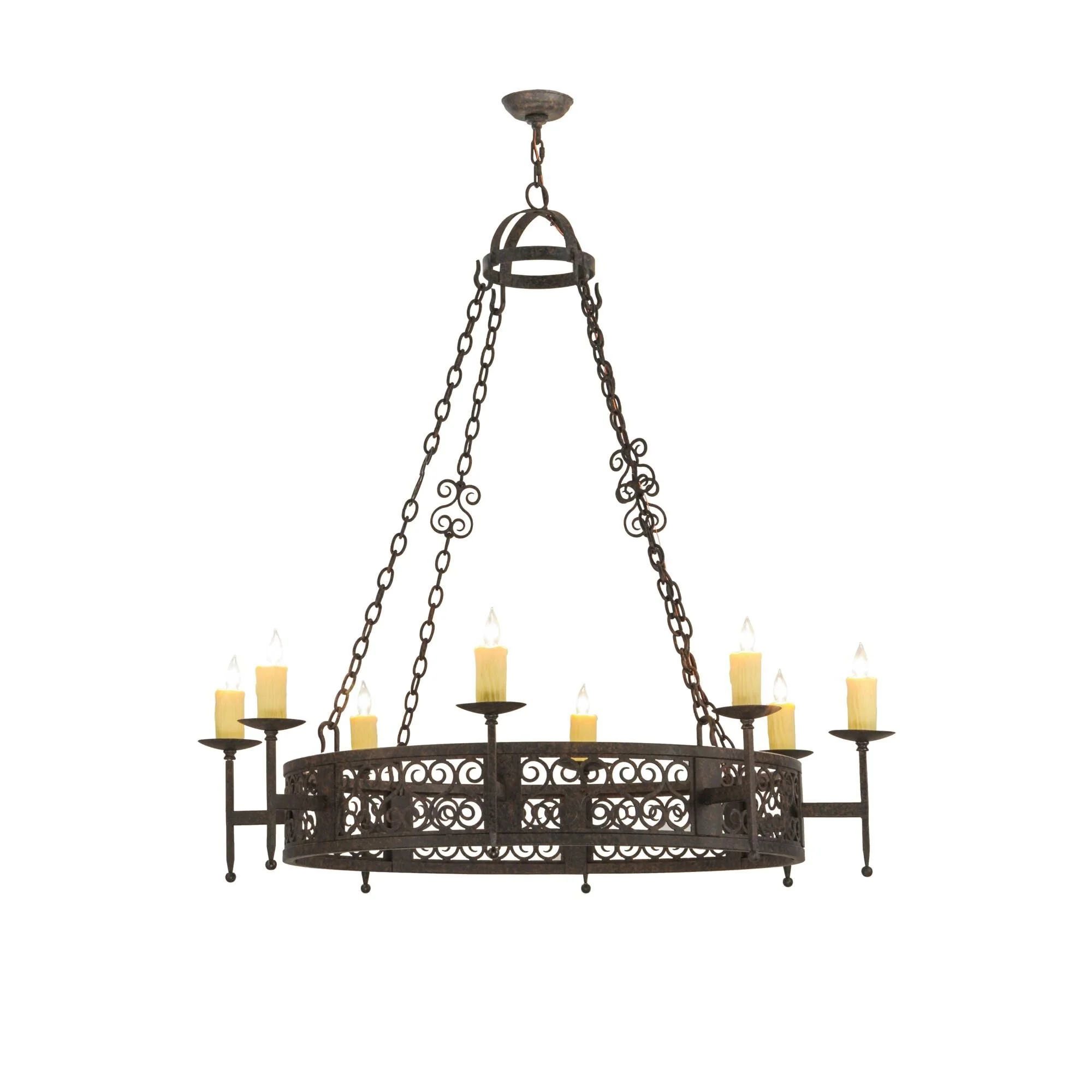 Meyda Lighting 50 Inch 8 Light Semi Flush Mount Cp248949 - Image 1