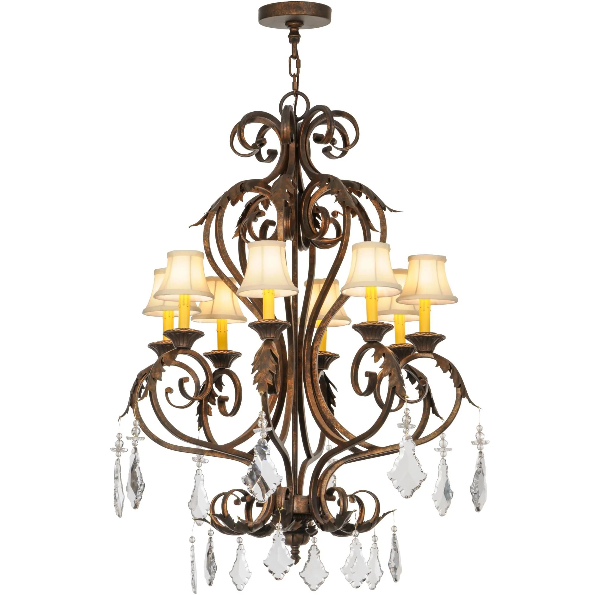 Meyda Lighting 30 Inch 8 Light Chandelier Cp248952 - Image 1